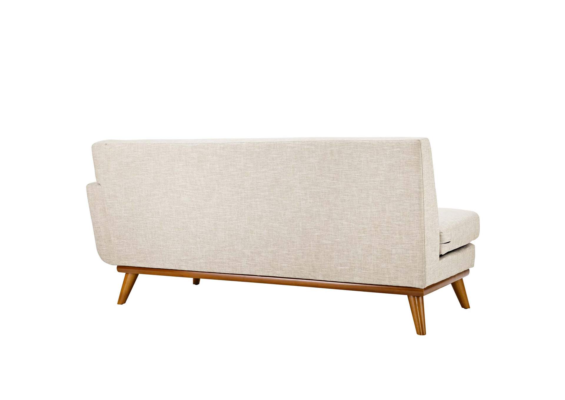 Beige Engage Right-Arm Upholstered Fabric Loveseat,Modway