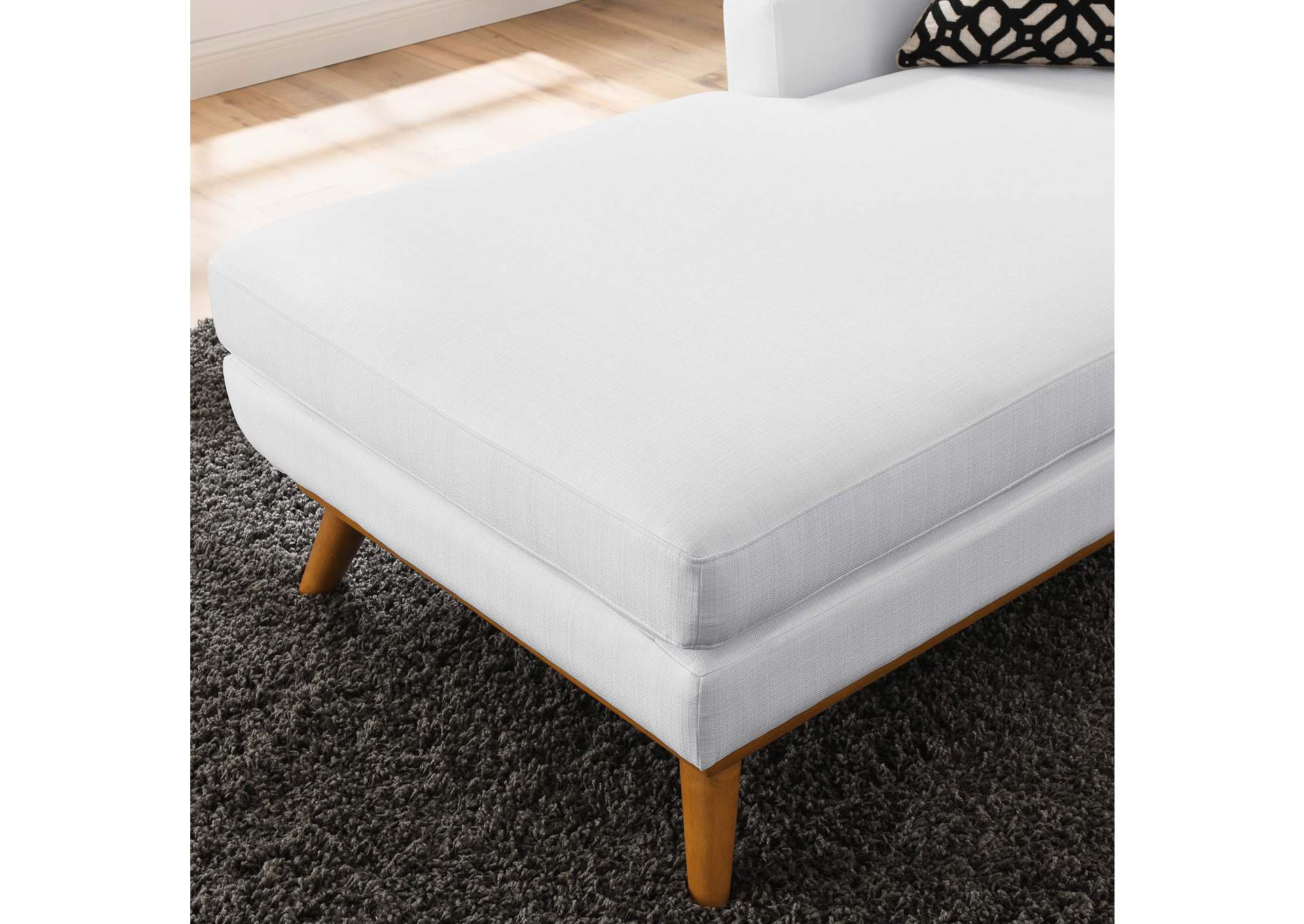 Engage Left-Facing Upholstered Fabric Chaise,Modway