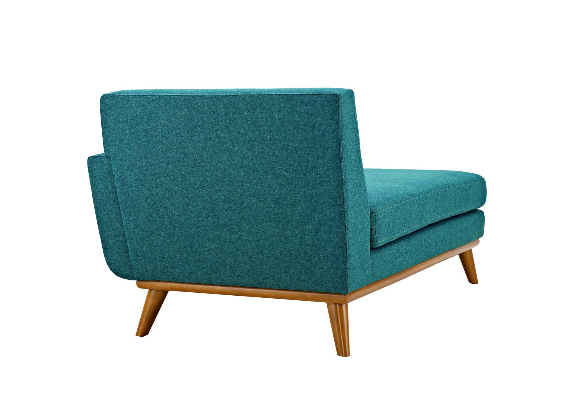 Teal Engage Right-Facing Upholstered Fabric Chaise,Modway