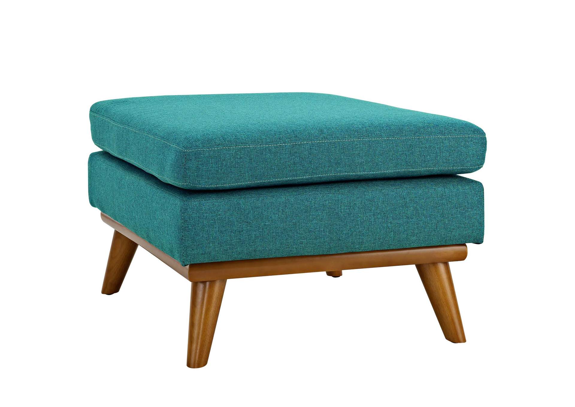 Teal Engage Upholstered Fabric Ottoman,Modway