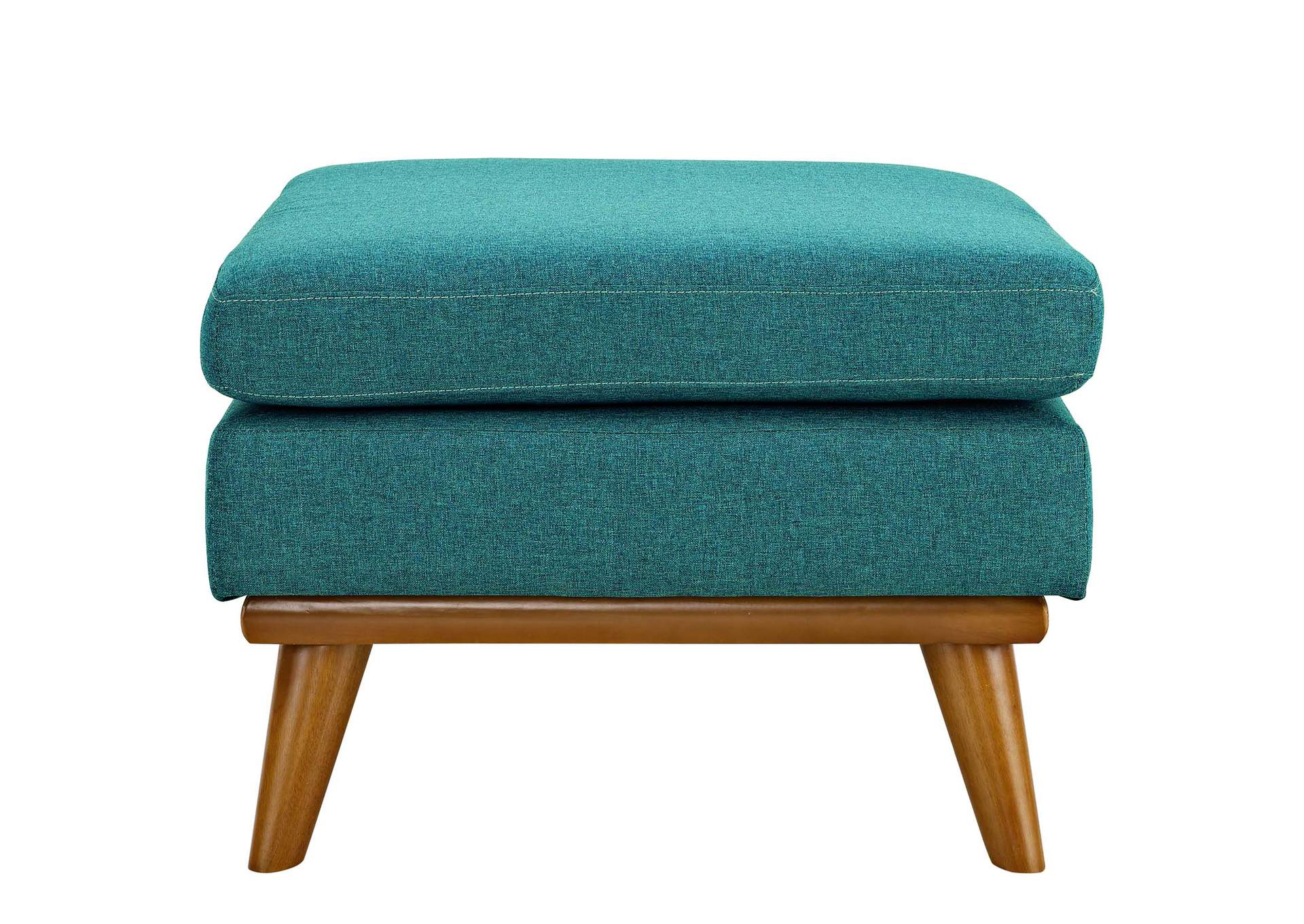 Teal Engage Upholstered Fabric Ottoman,Modway