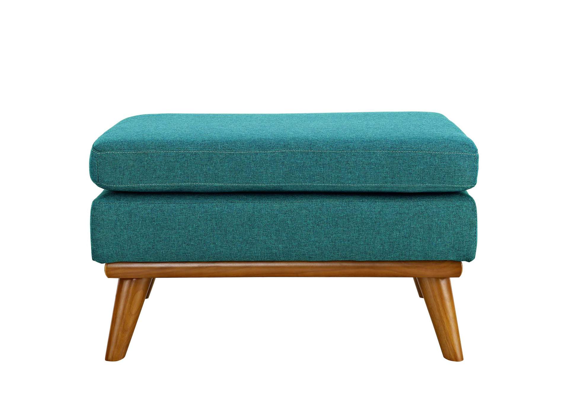 Teal Engage Upholstered Fabric Ottoman,Modway