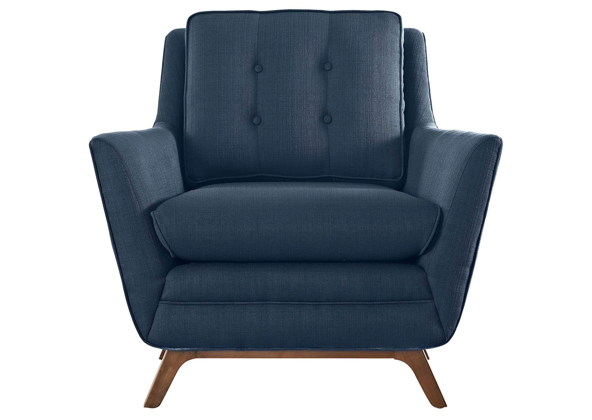 Azure Beguile Upholstered Fabric Arm Chair,Modway