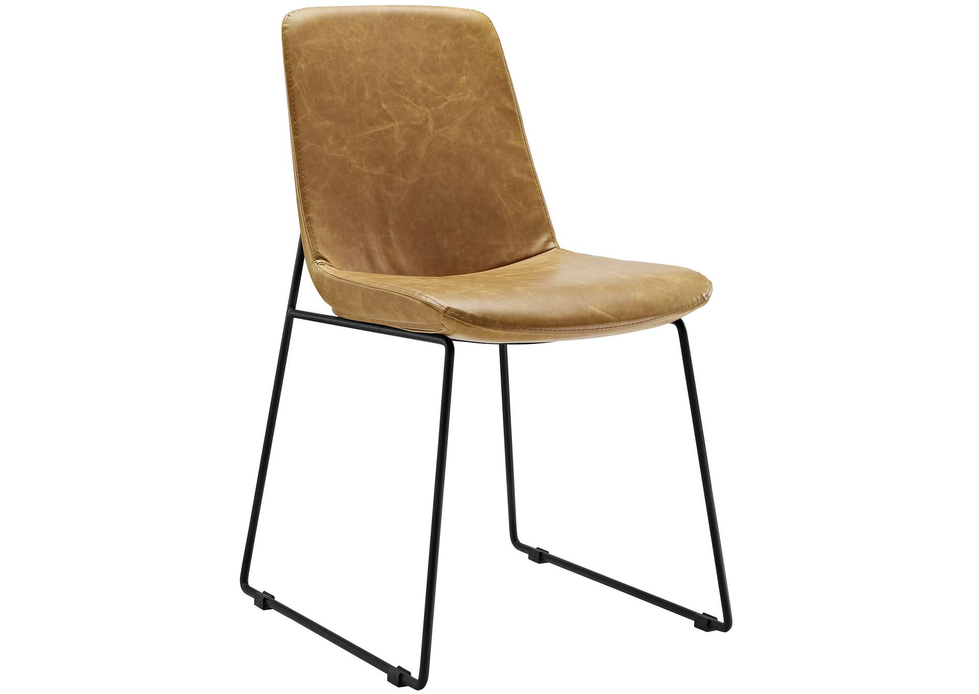 Tan Invite Dining Side Chair,Modway