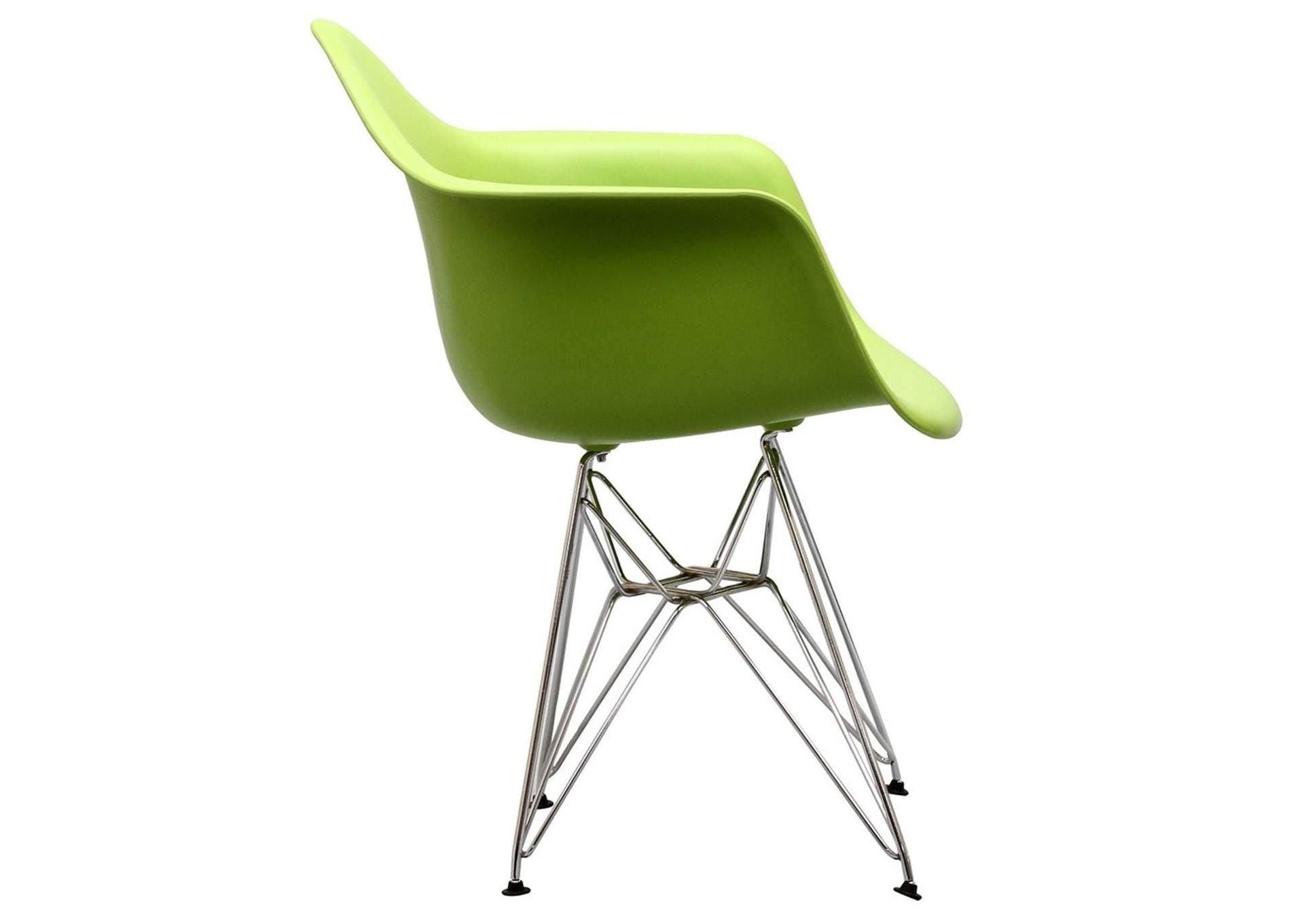 Green Paris Arm Dining Chair,Modway