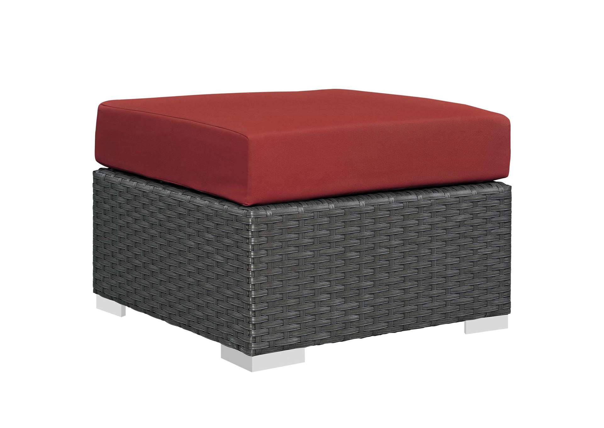 Canvas Red Sojourn Outdoor Patio Sunbrella,Modway