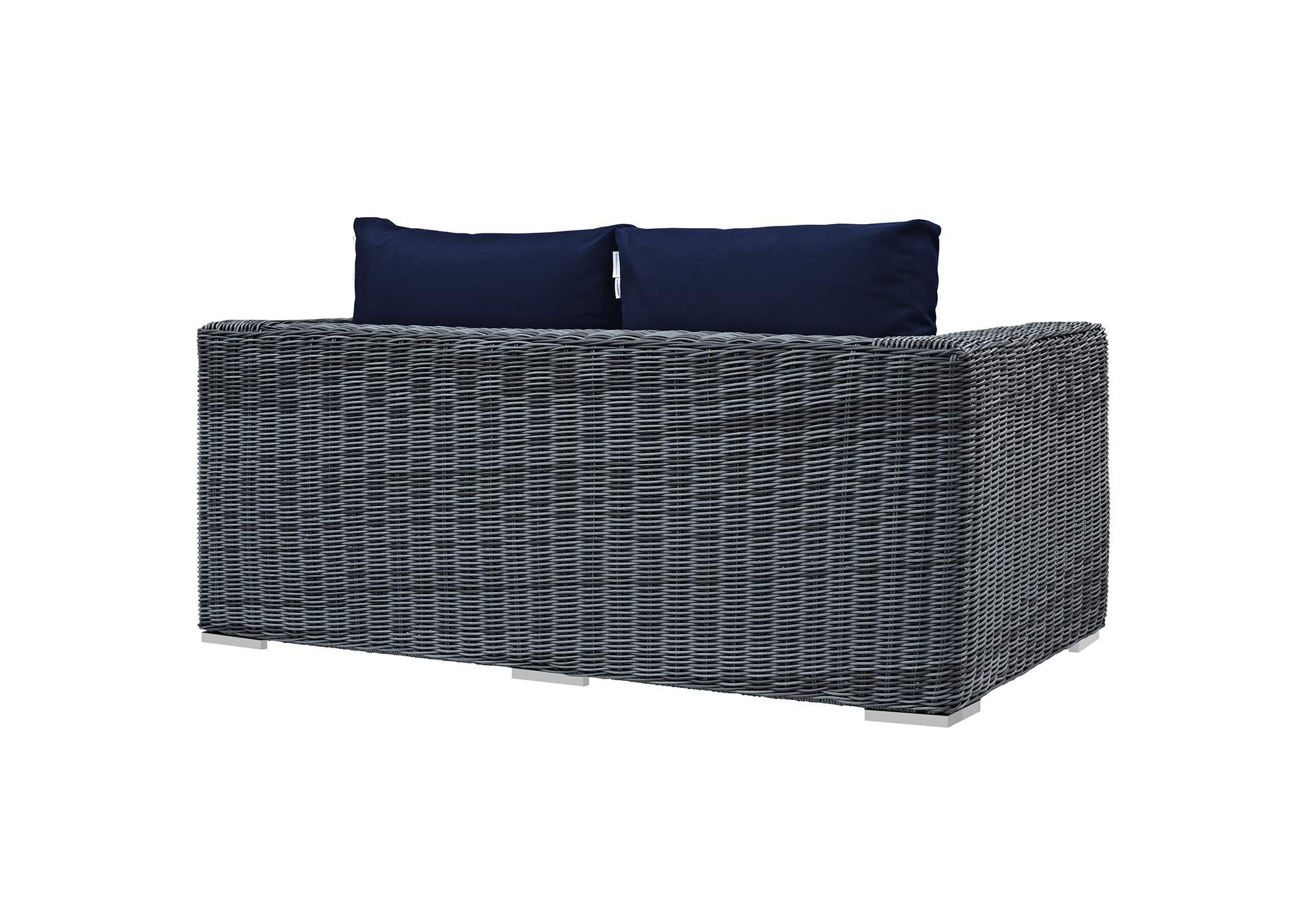 Canvas Navy Summon Outdoor Patio Sunbrella,Modway