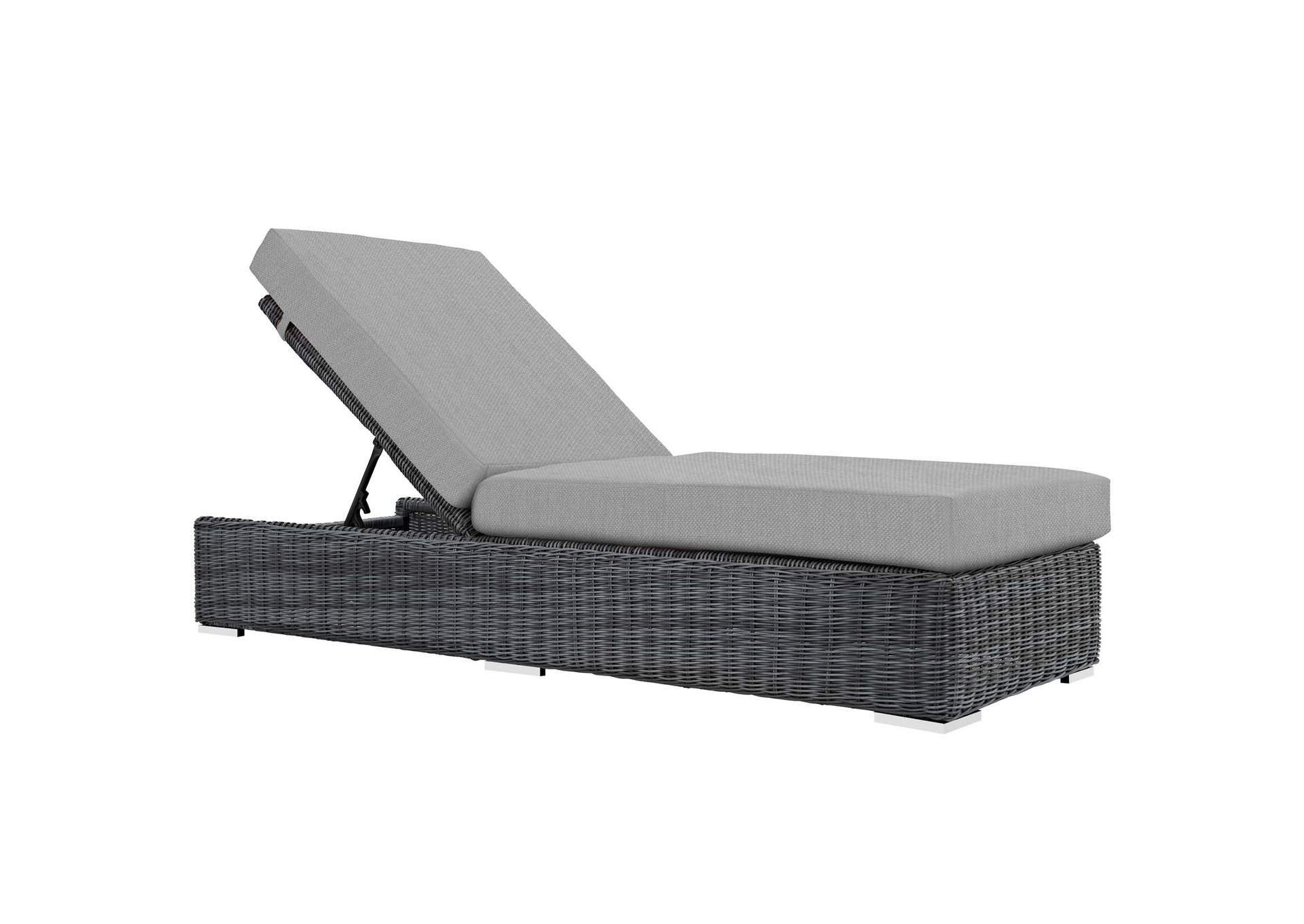 Canvas Gray Summon Outdoor Patio Sunbrella,Modway