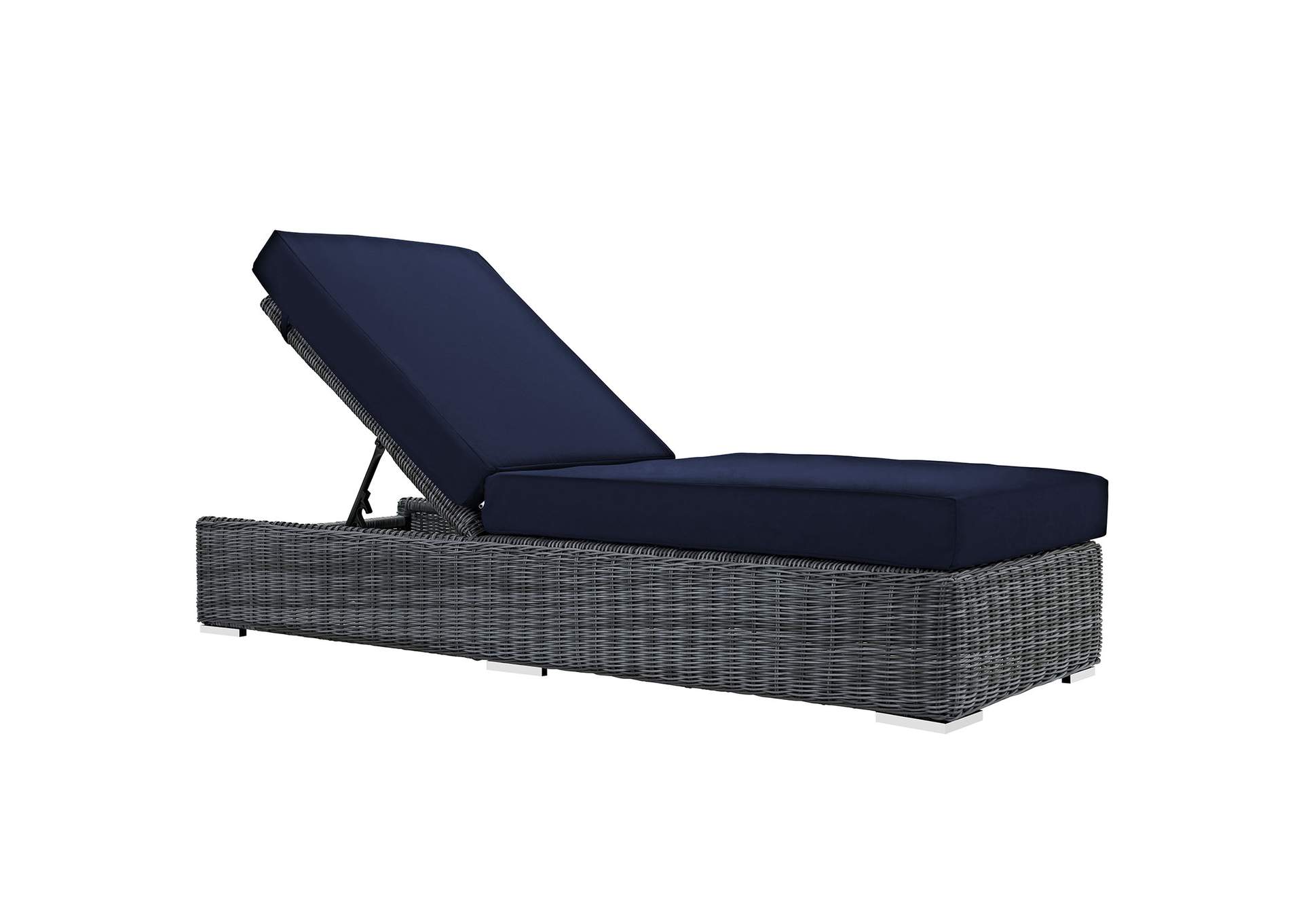 Canvas Navy Summon Outdoor Patio Sunbrella,Modway