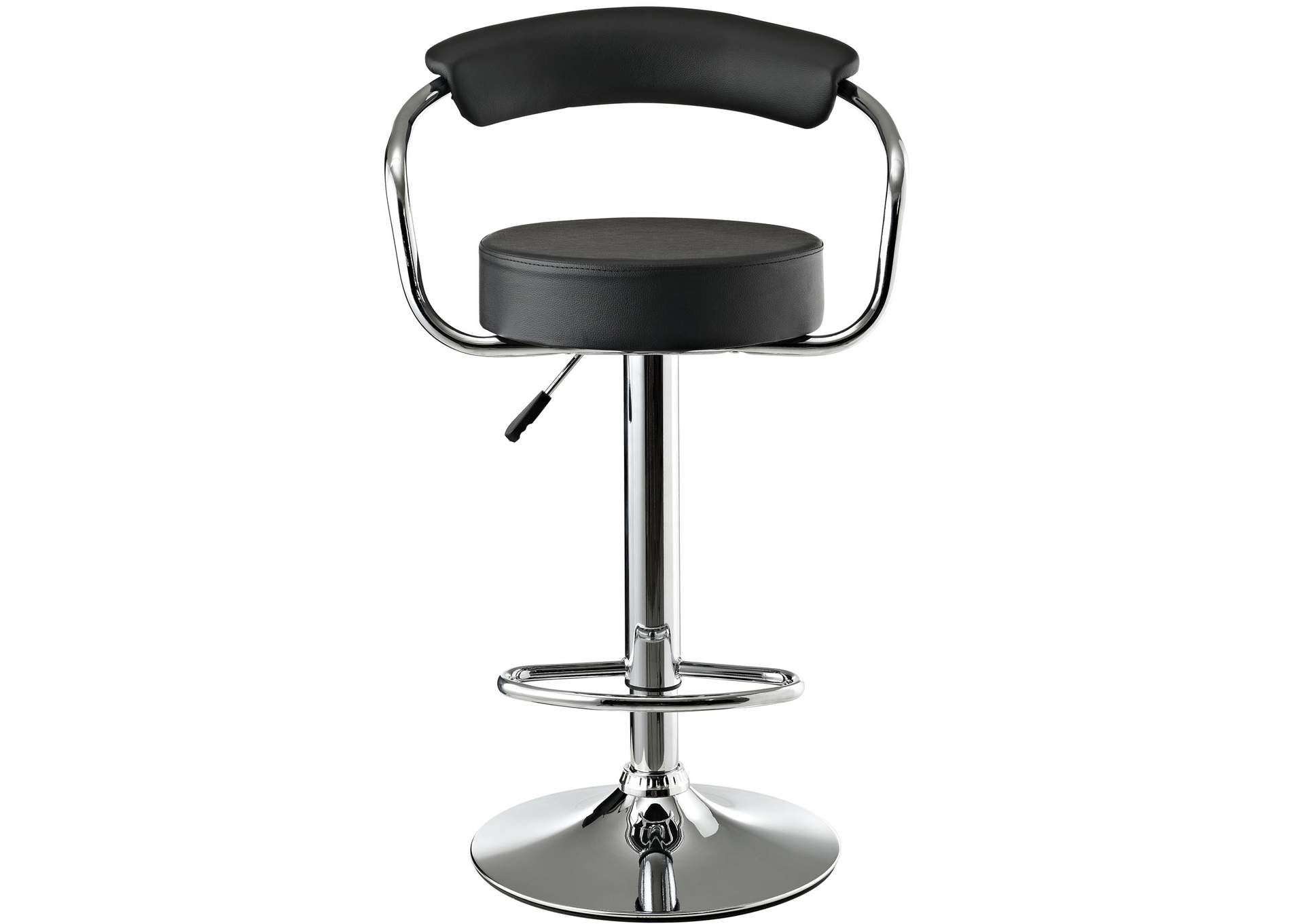 Black Diner Bar Stool,Modway