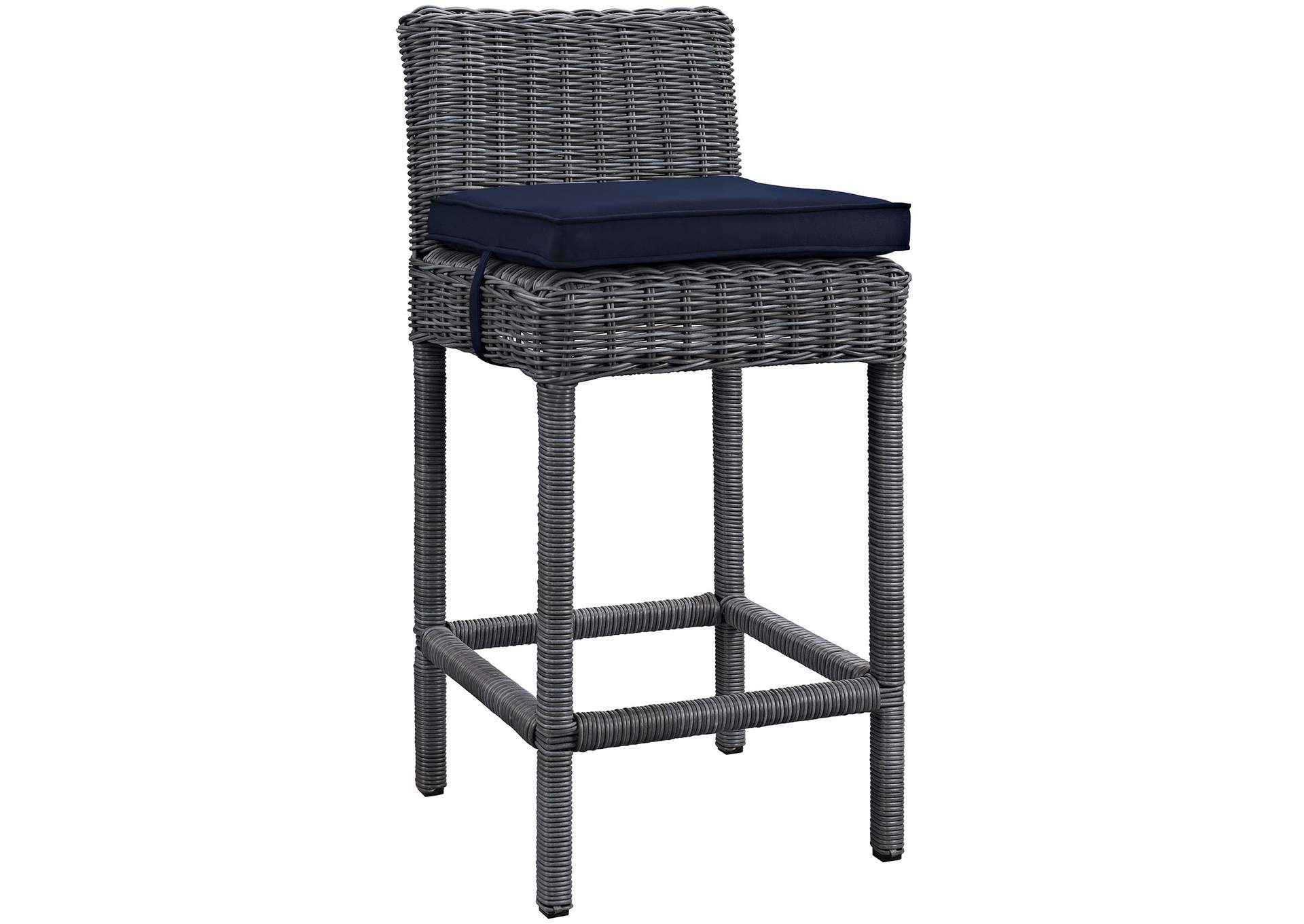 Canvas Navy Summon Outdoor Patio Sunbrella,Modway