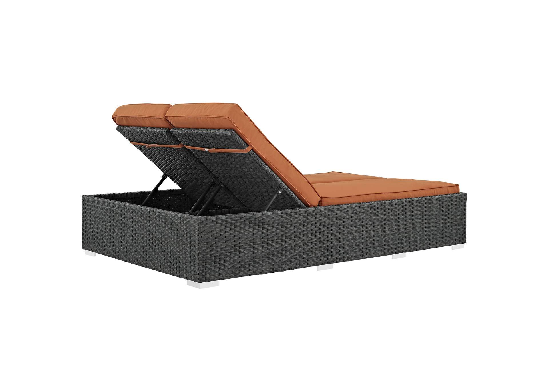 Chocolate Tuscan Sojourn Outdoor Patio Sunbrella,Modway