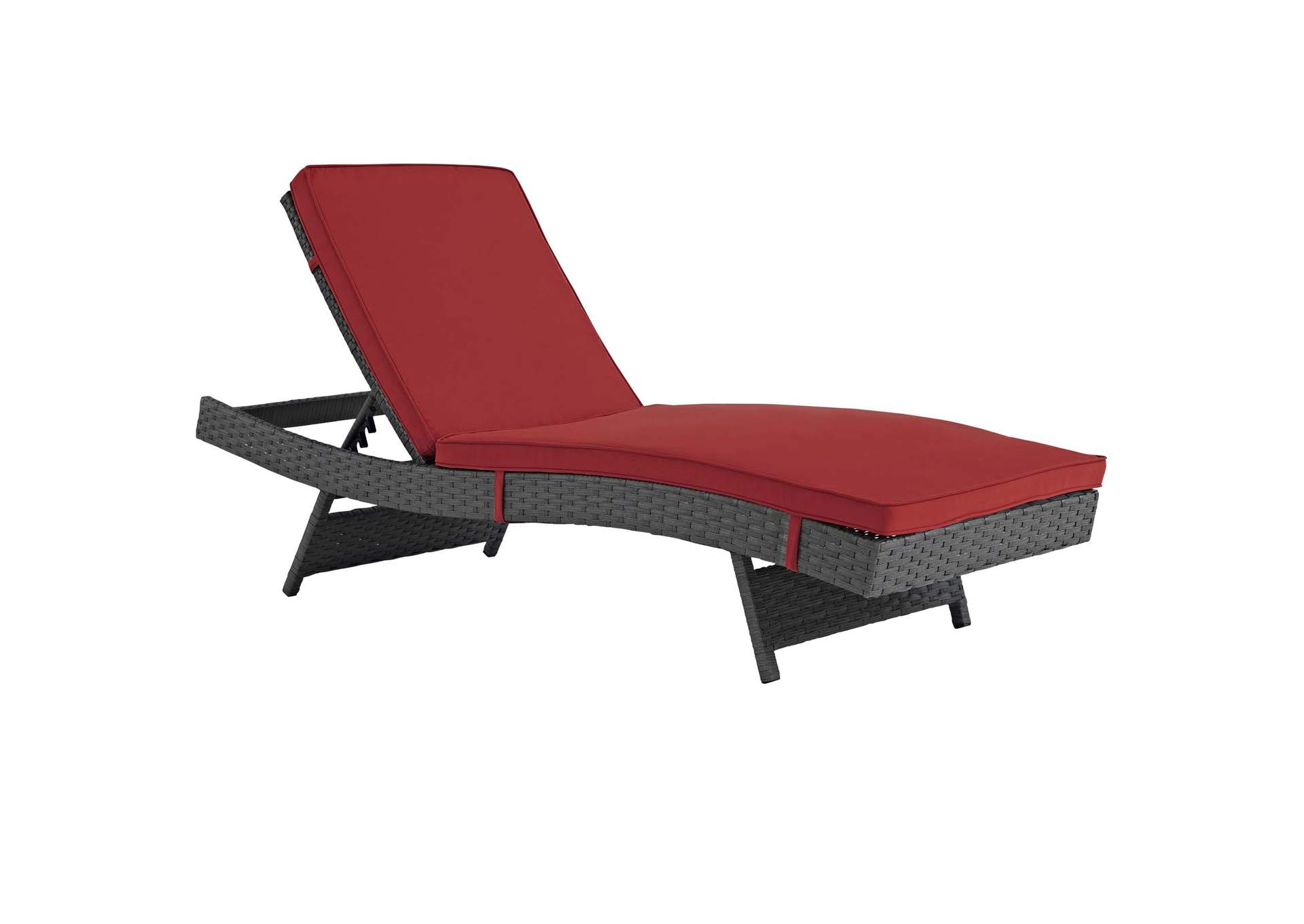 Canvas Red Sojourn Outdoor Patio Sunbrella,Modway