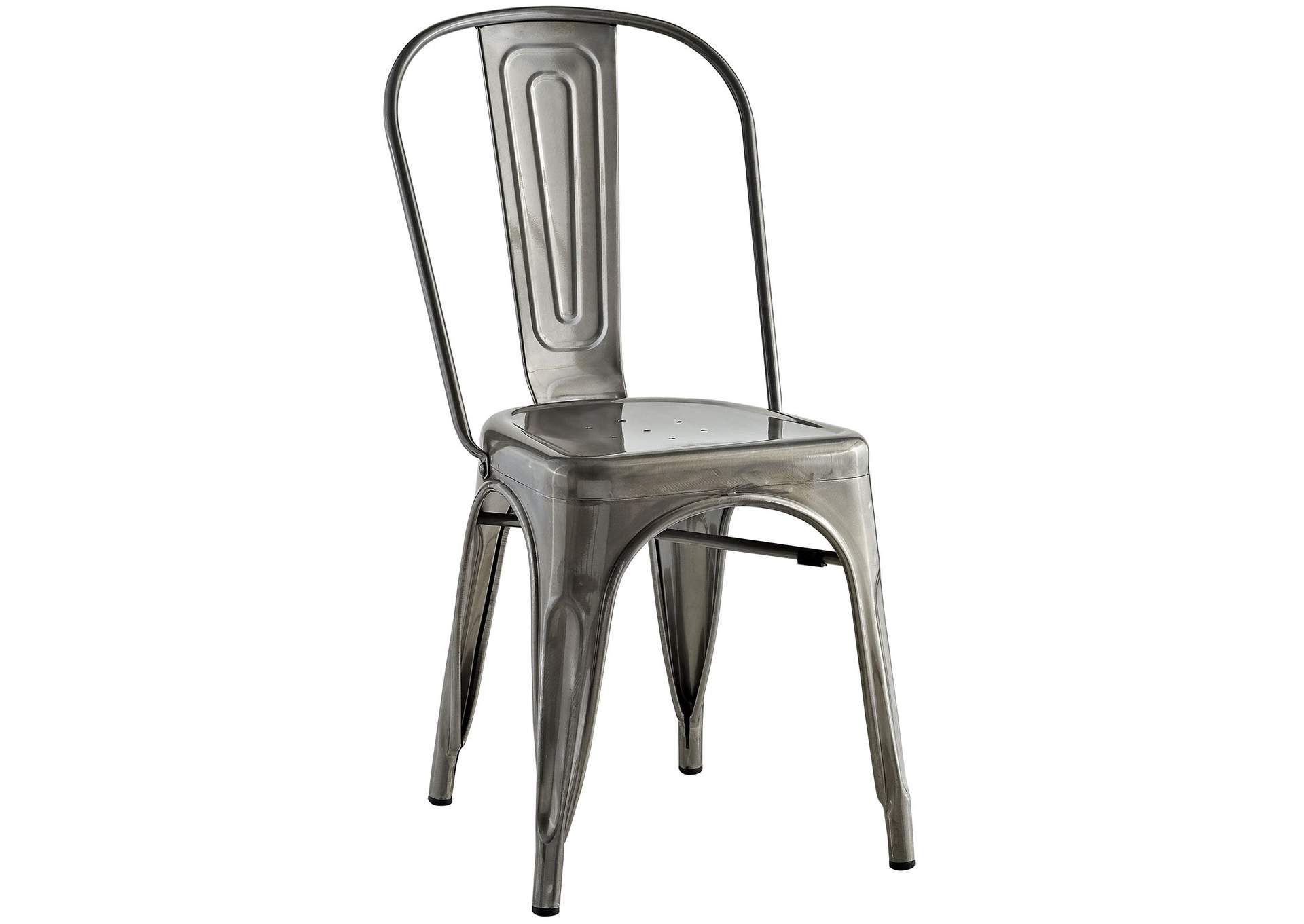 Gunmetal Promenade Side Chair,Modway