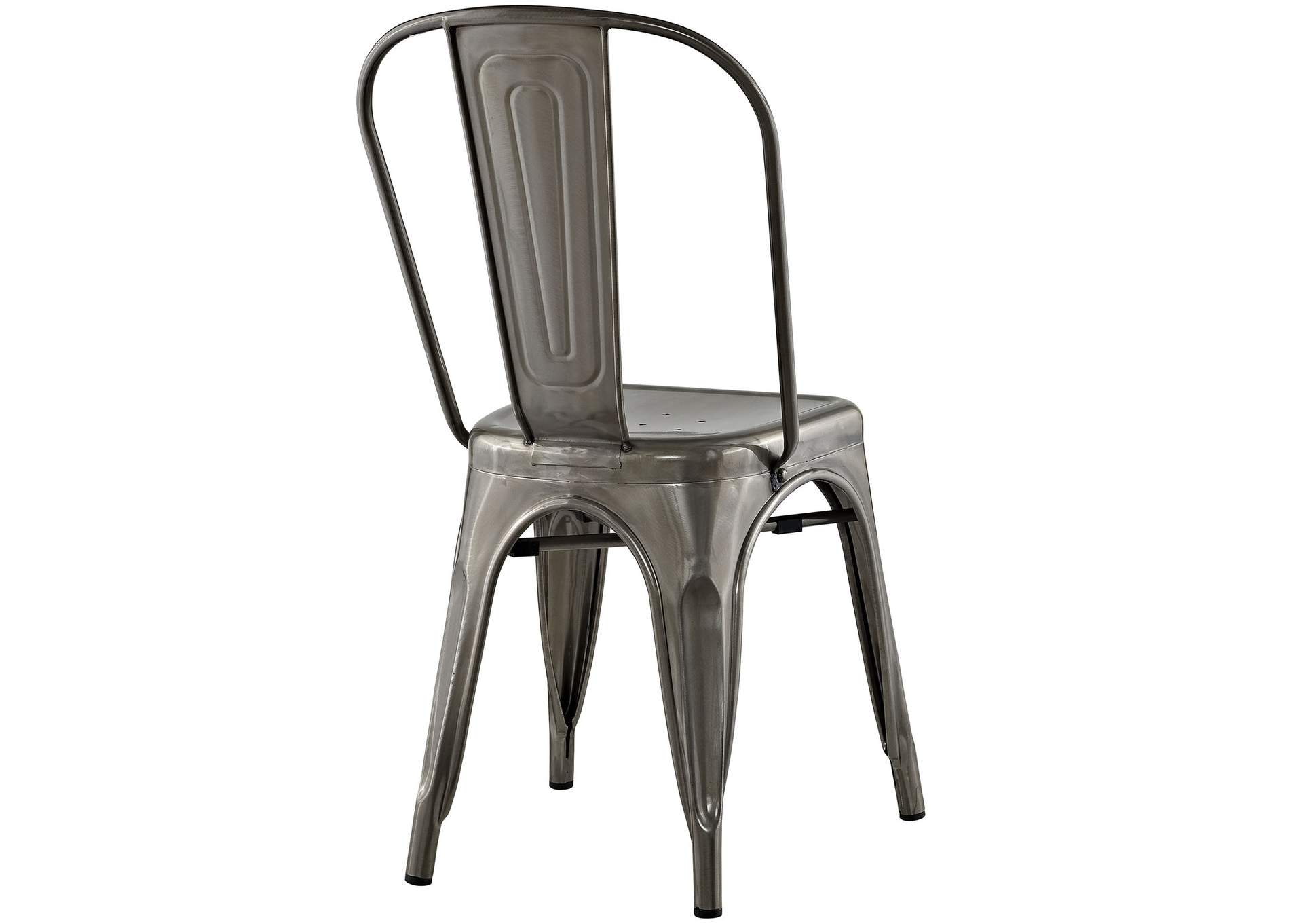 Gunmetal Promenade Side Chair,Modway