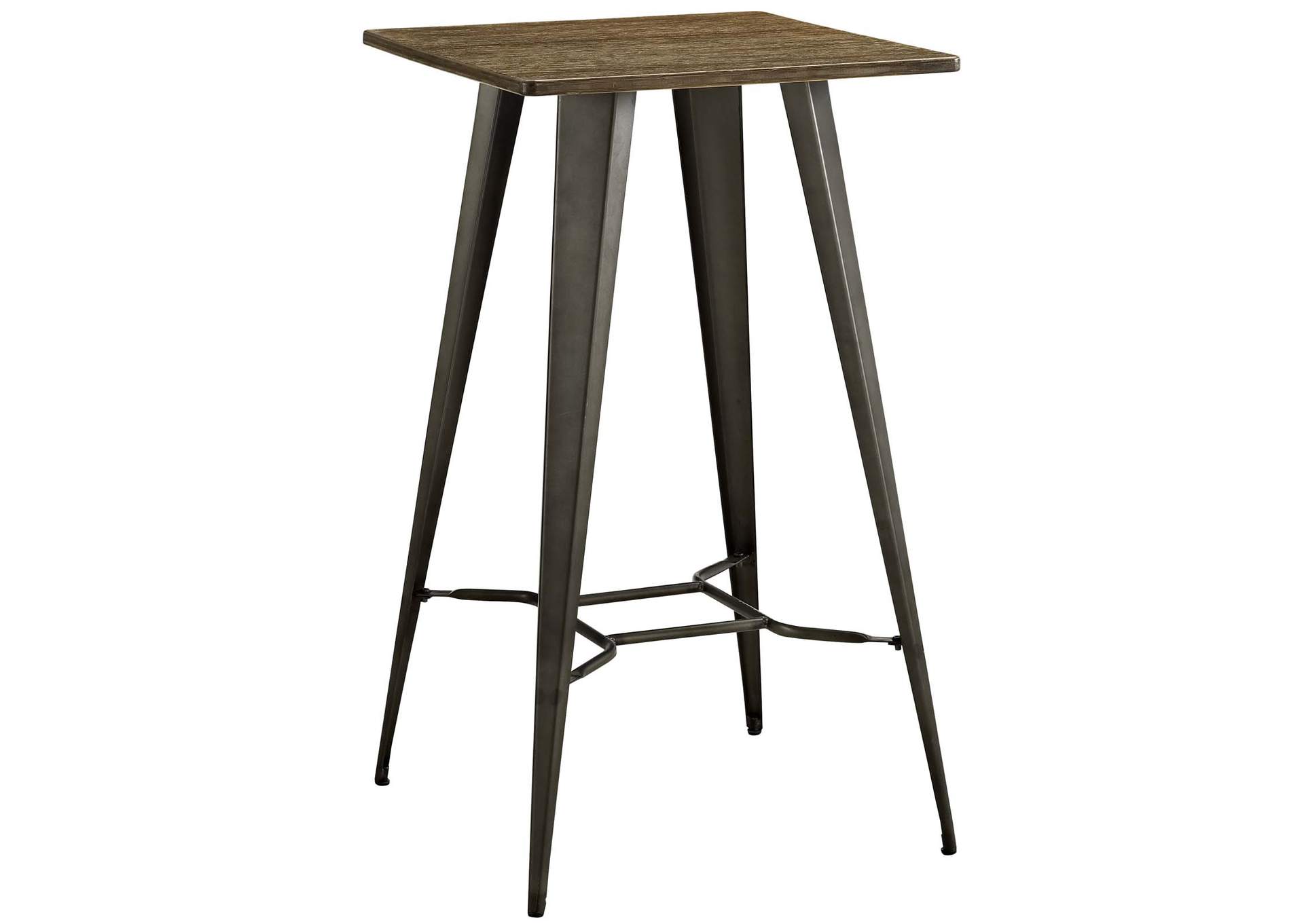 Brown Direct Bar Table,Modway