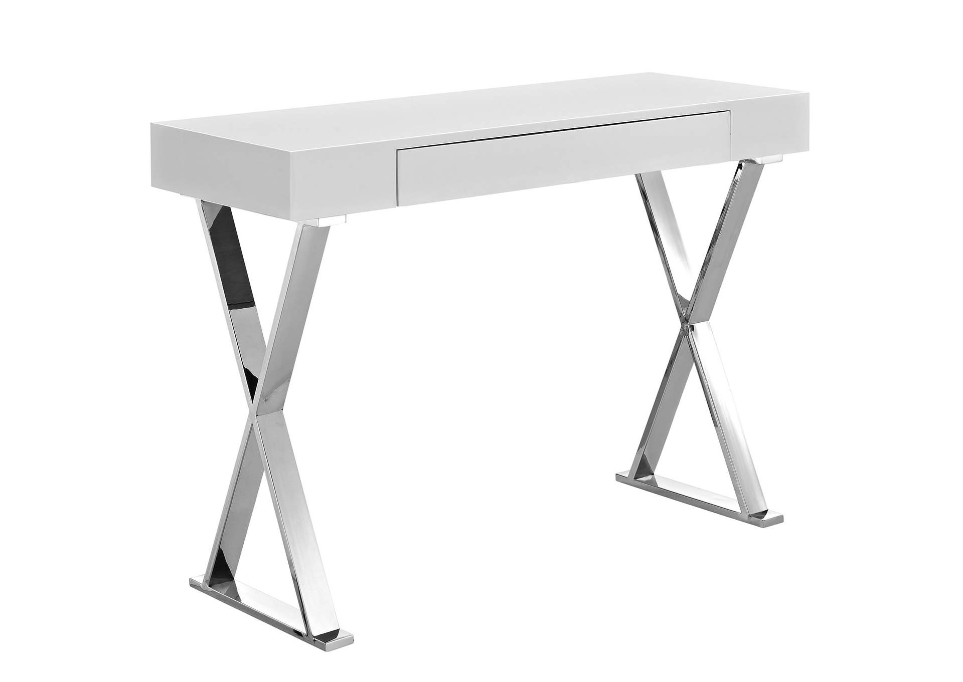 White Sector Console Table,Modway