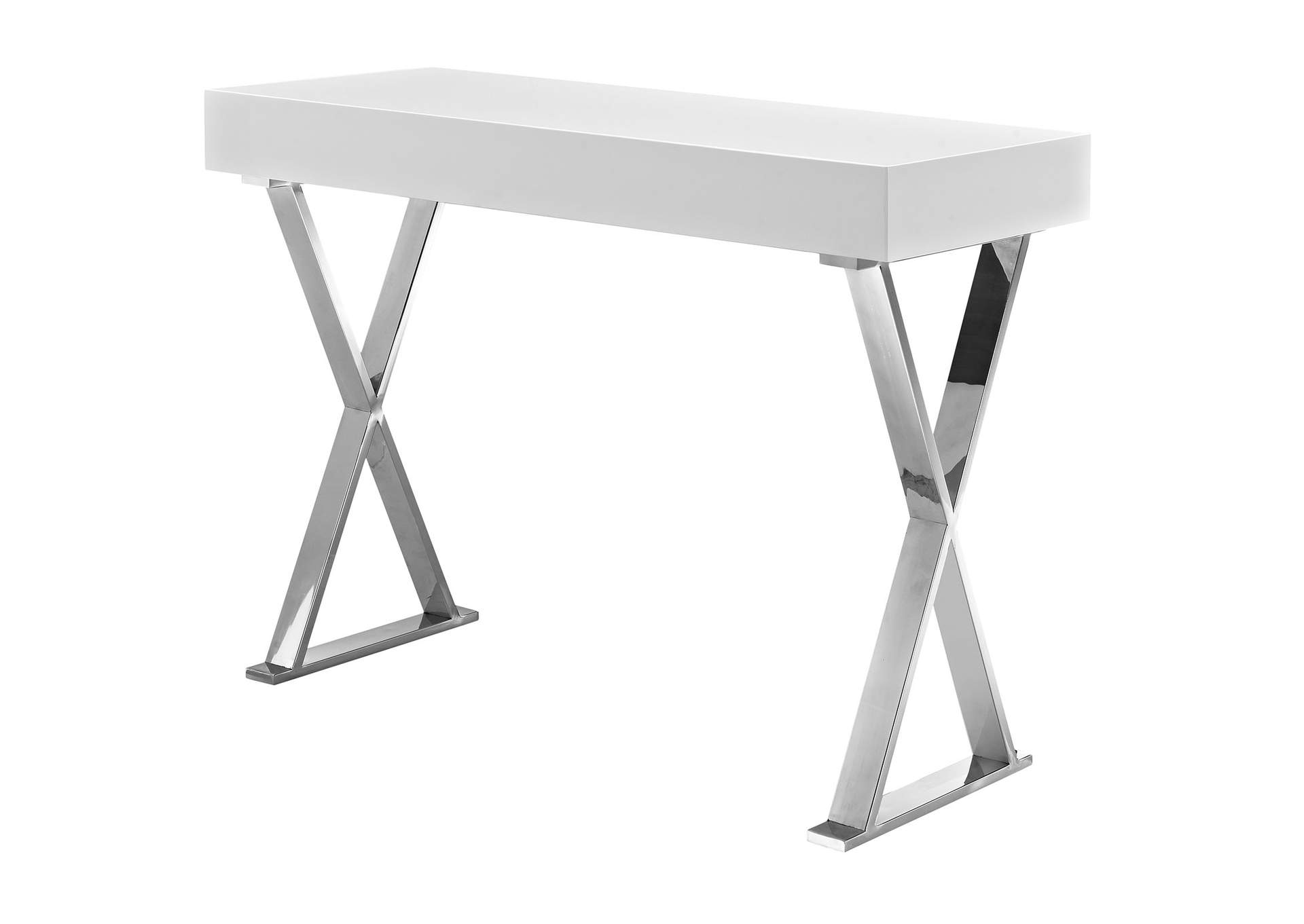 White Sector Console Table,Modway