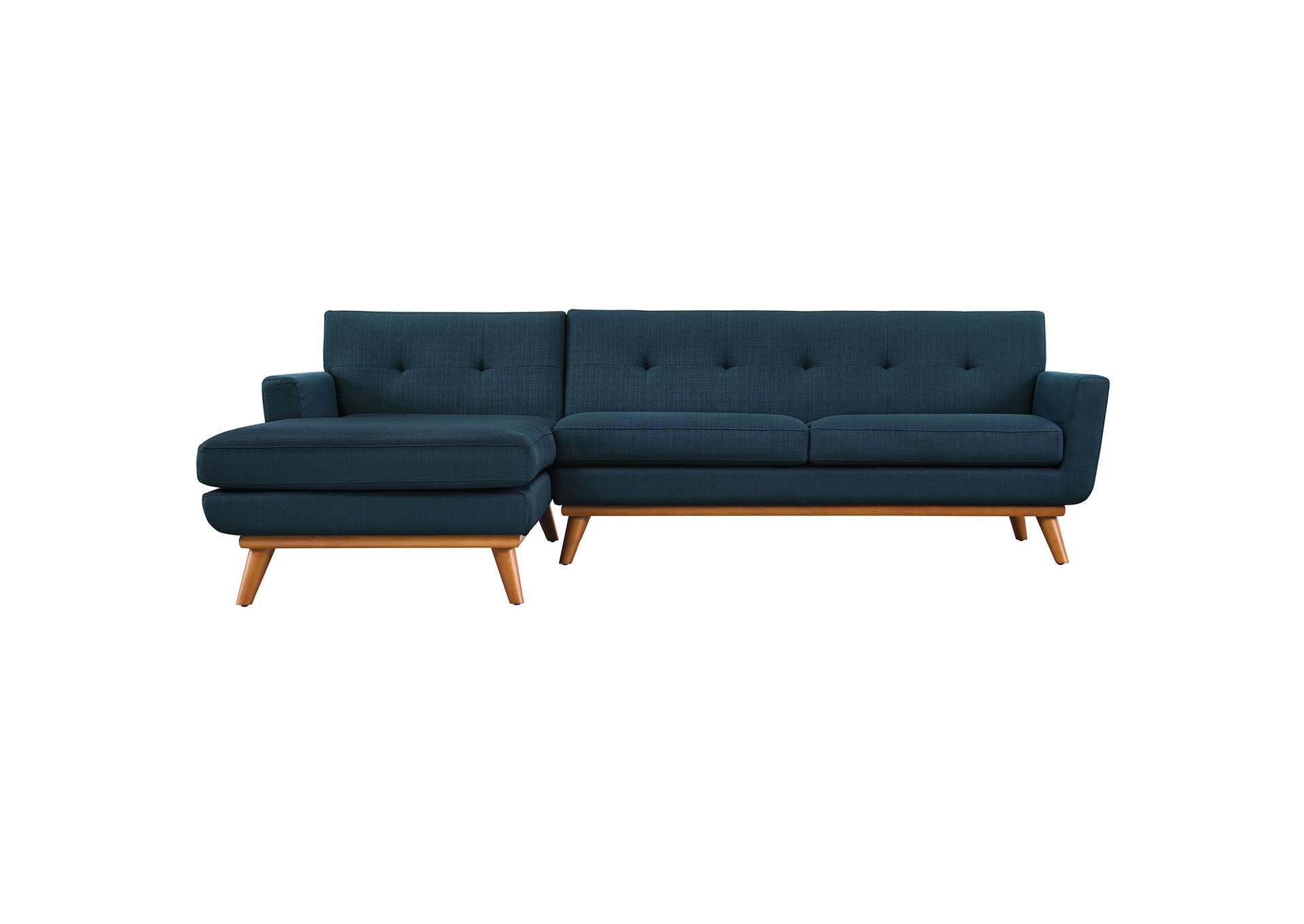 Azure Engage Left-Facing Upholstered Fabric Sectional Sofa,Modway