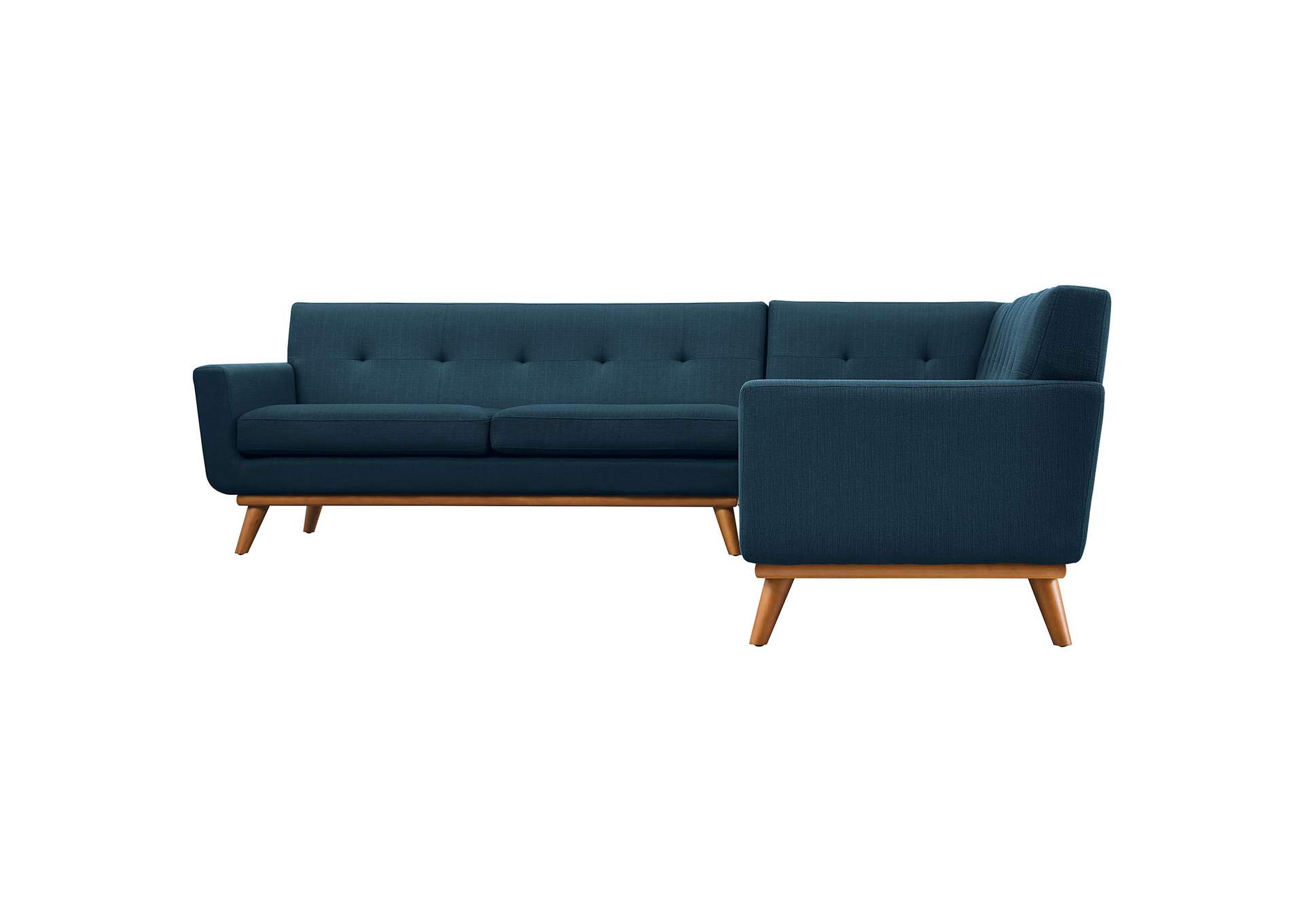 Azure Engage L-Shaped Upholstered Fabric Sectional Sofa,Modway