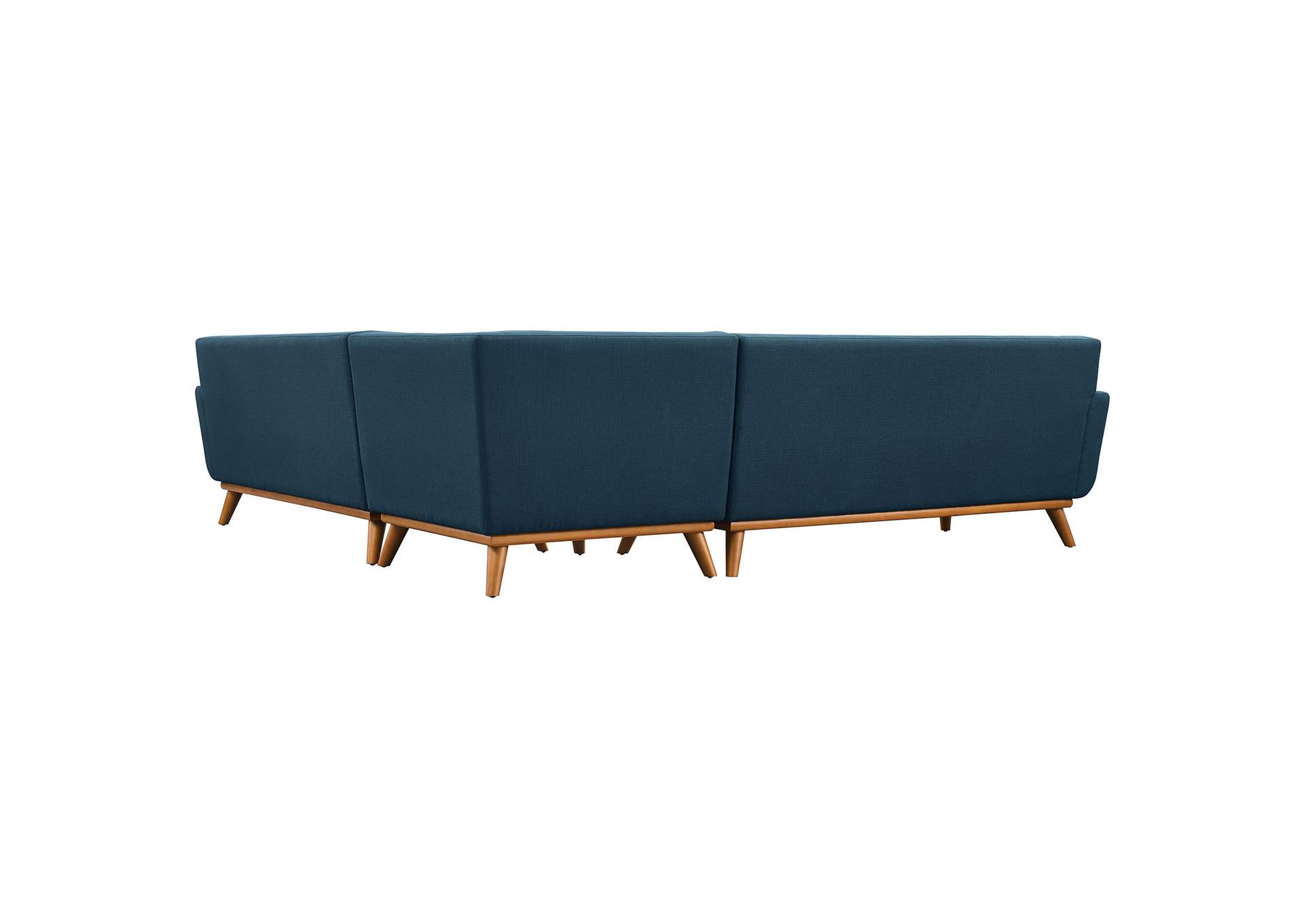 Azure Engage L-Shaped Upholstered Fabric Sectional Sofa,Modway