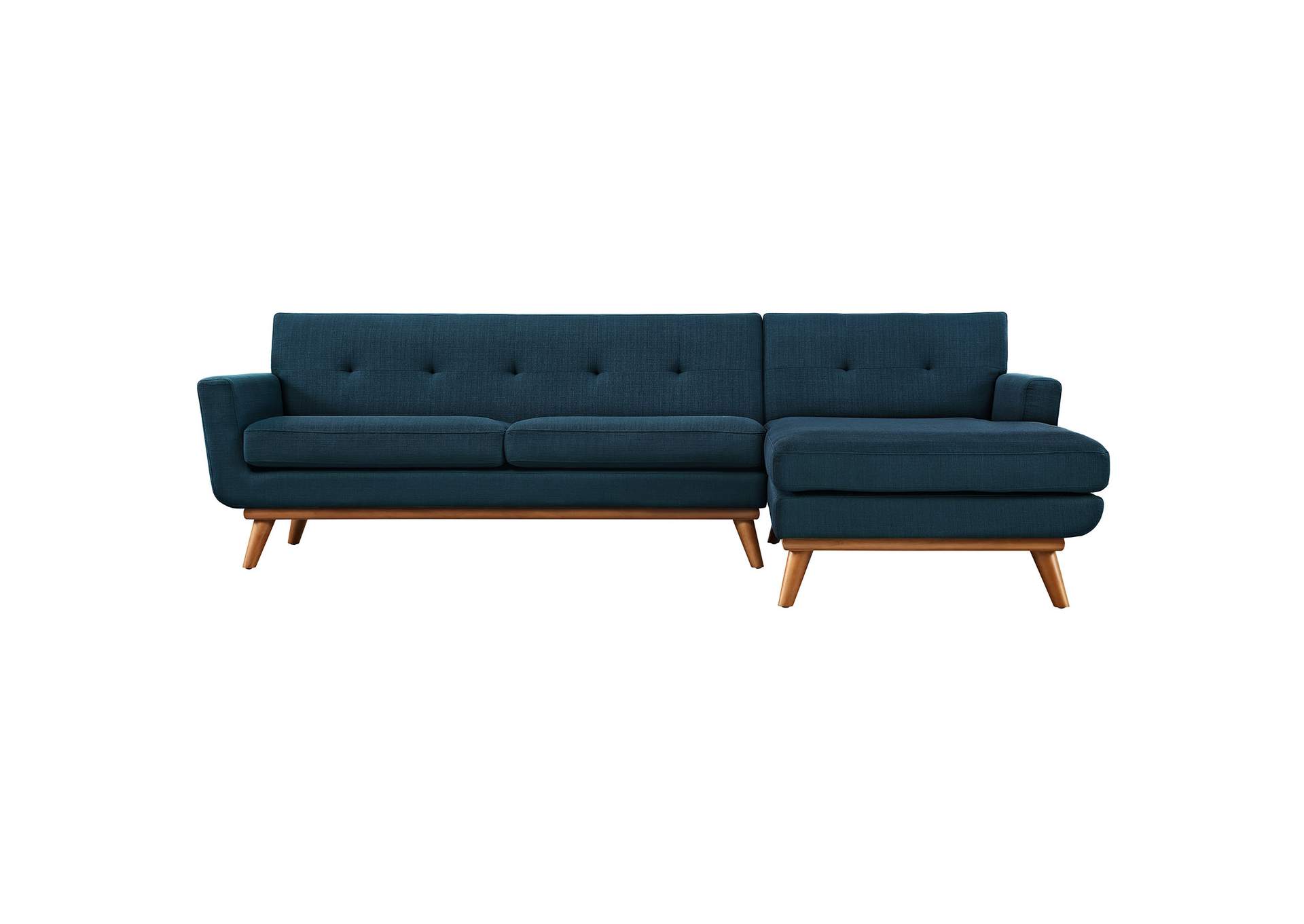 Azure Engage Right-Facing Upholstered Fabric Sectional Sofa,Modway