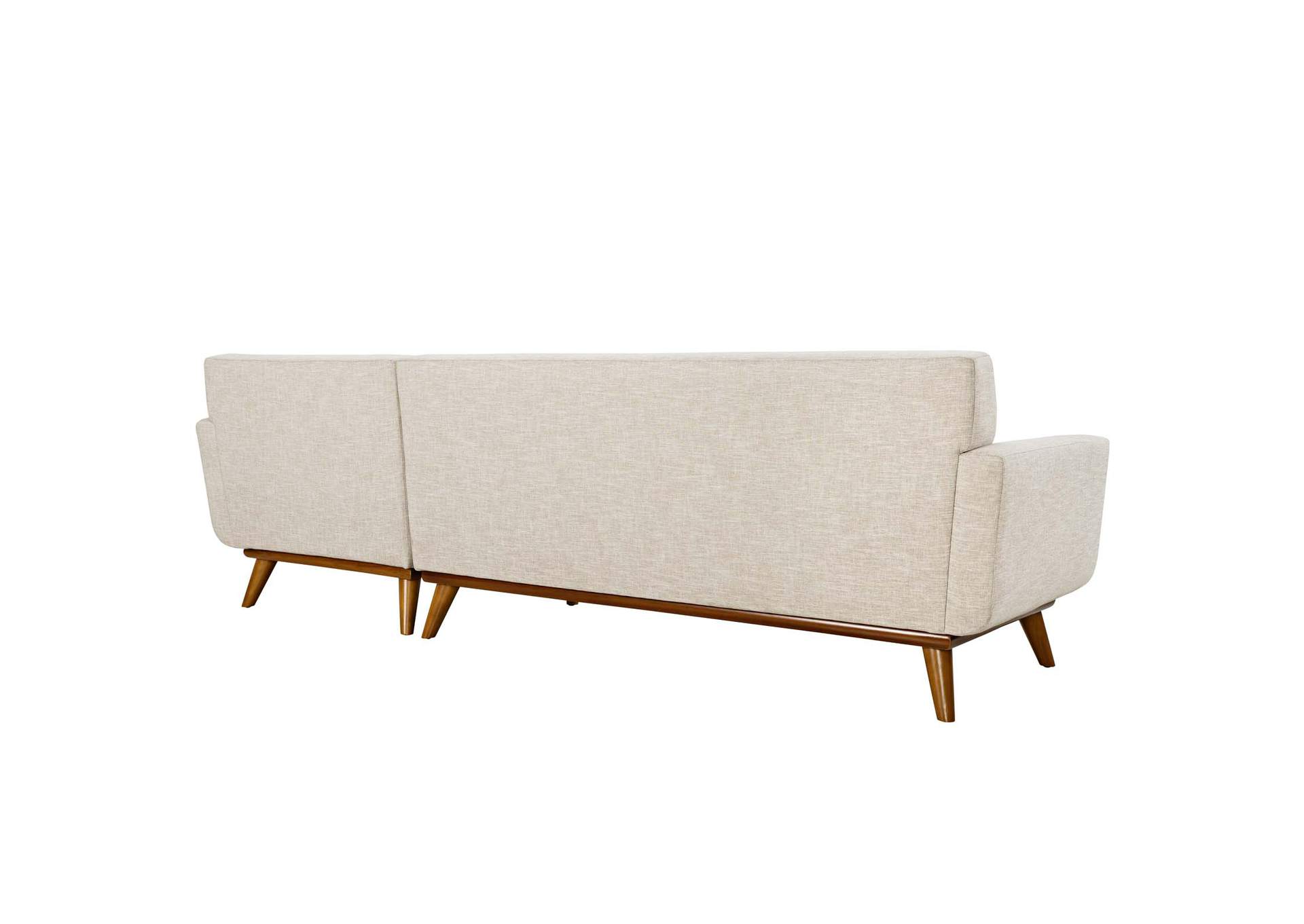 Engage Beige Right-Facing Sectional Sofa,Modway