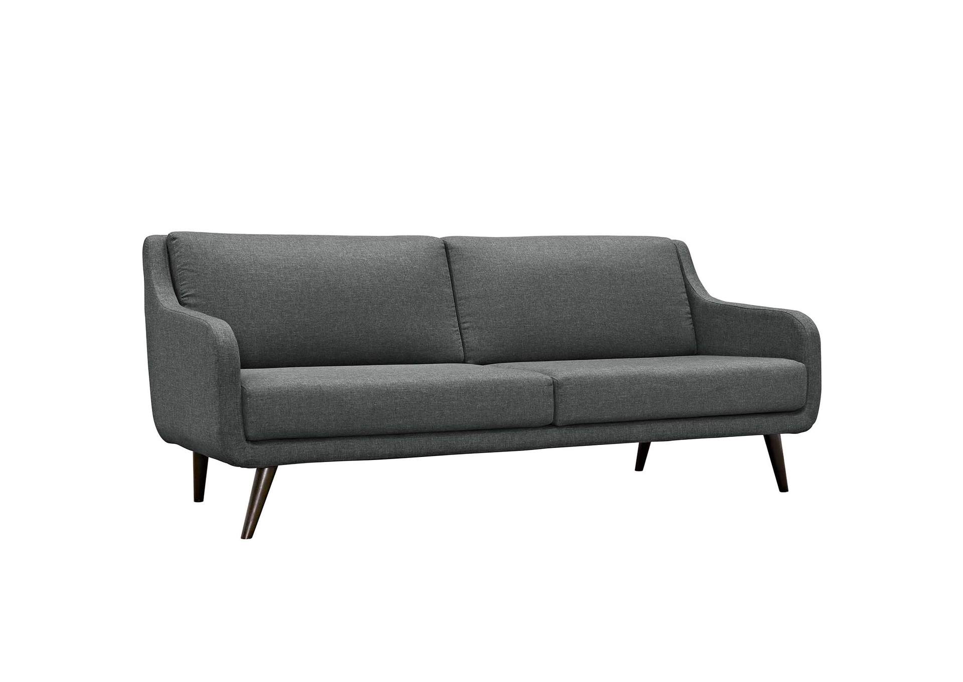 Gray Verve Upholstered Fabric Sofa,Modway