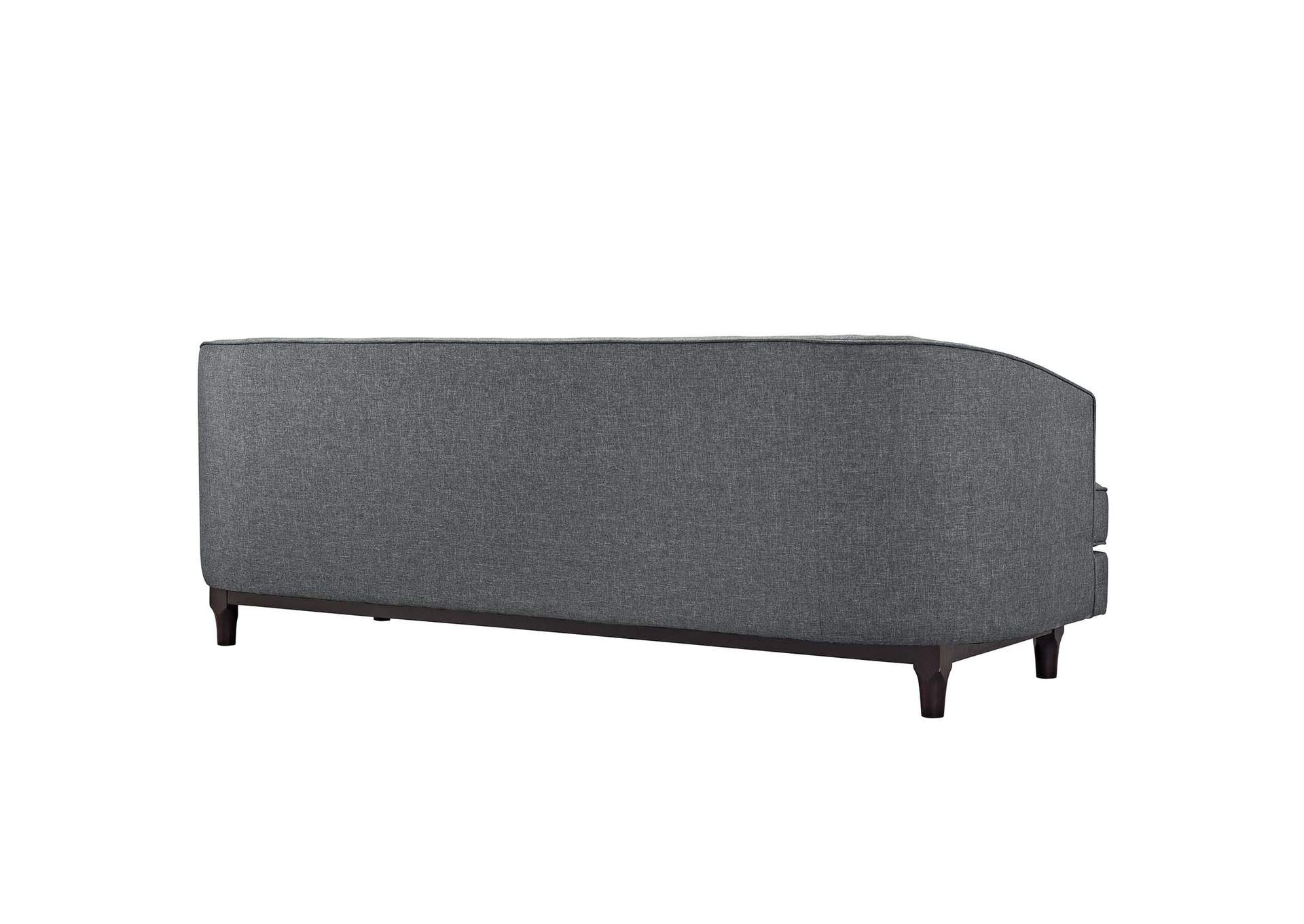 Gray Coast Upholstered Fabric Sofa,Modway