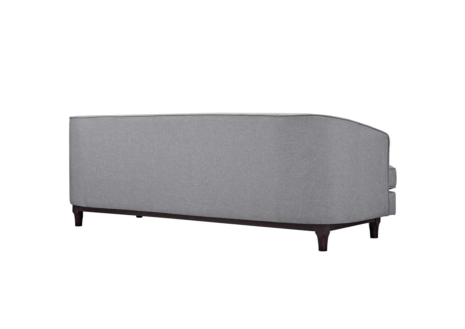 Light Gray Coast Upholstered Fabric Sofa,Modway