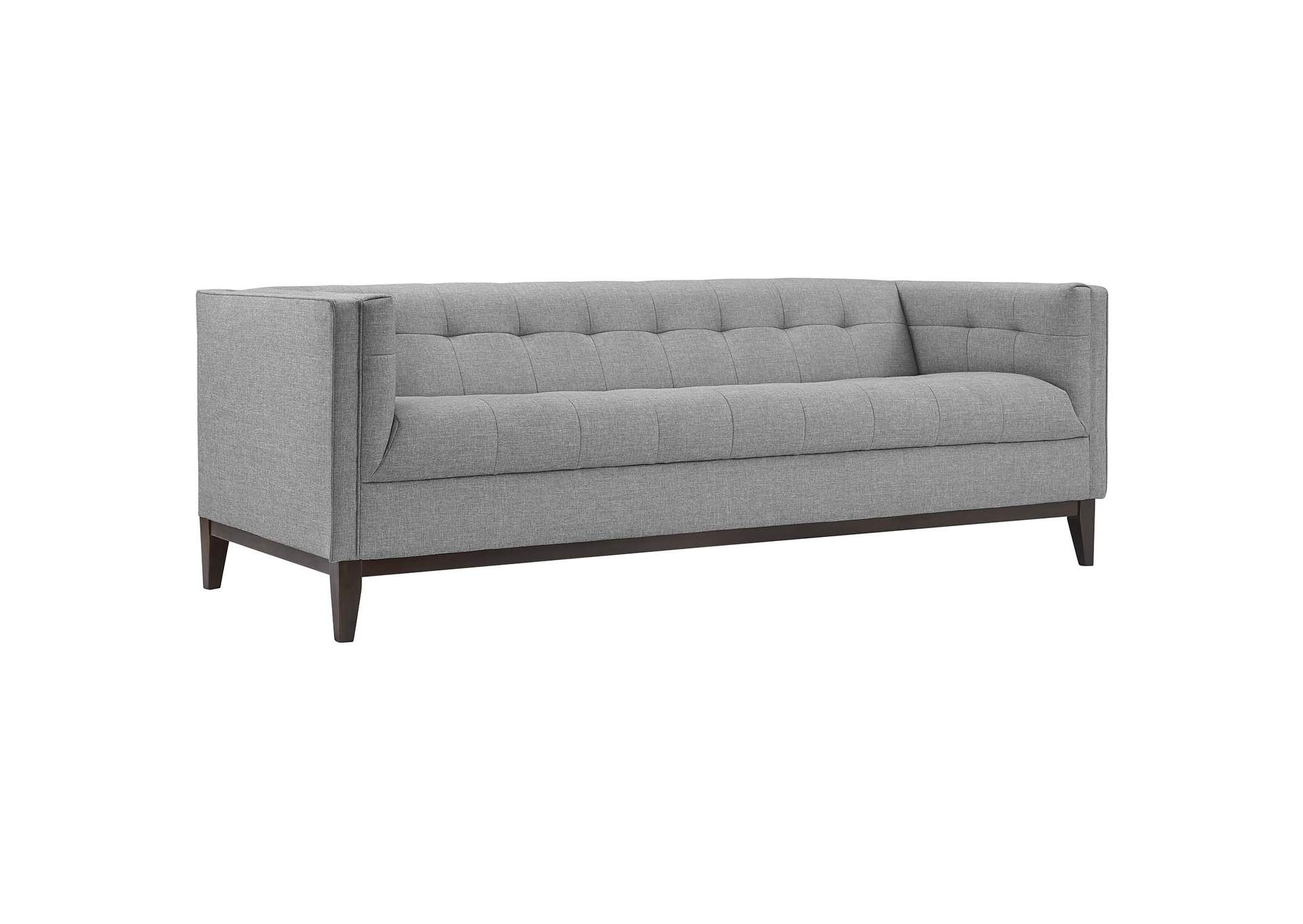 Light Gray Serve Upholstered Fabric Sofa,Modway