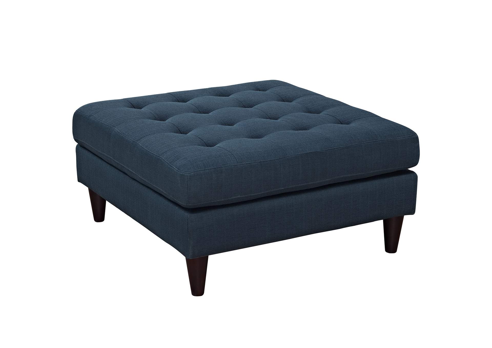 Azure Empress Upholstered Fabric Large Ottoman,Modway