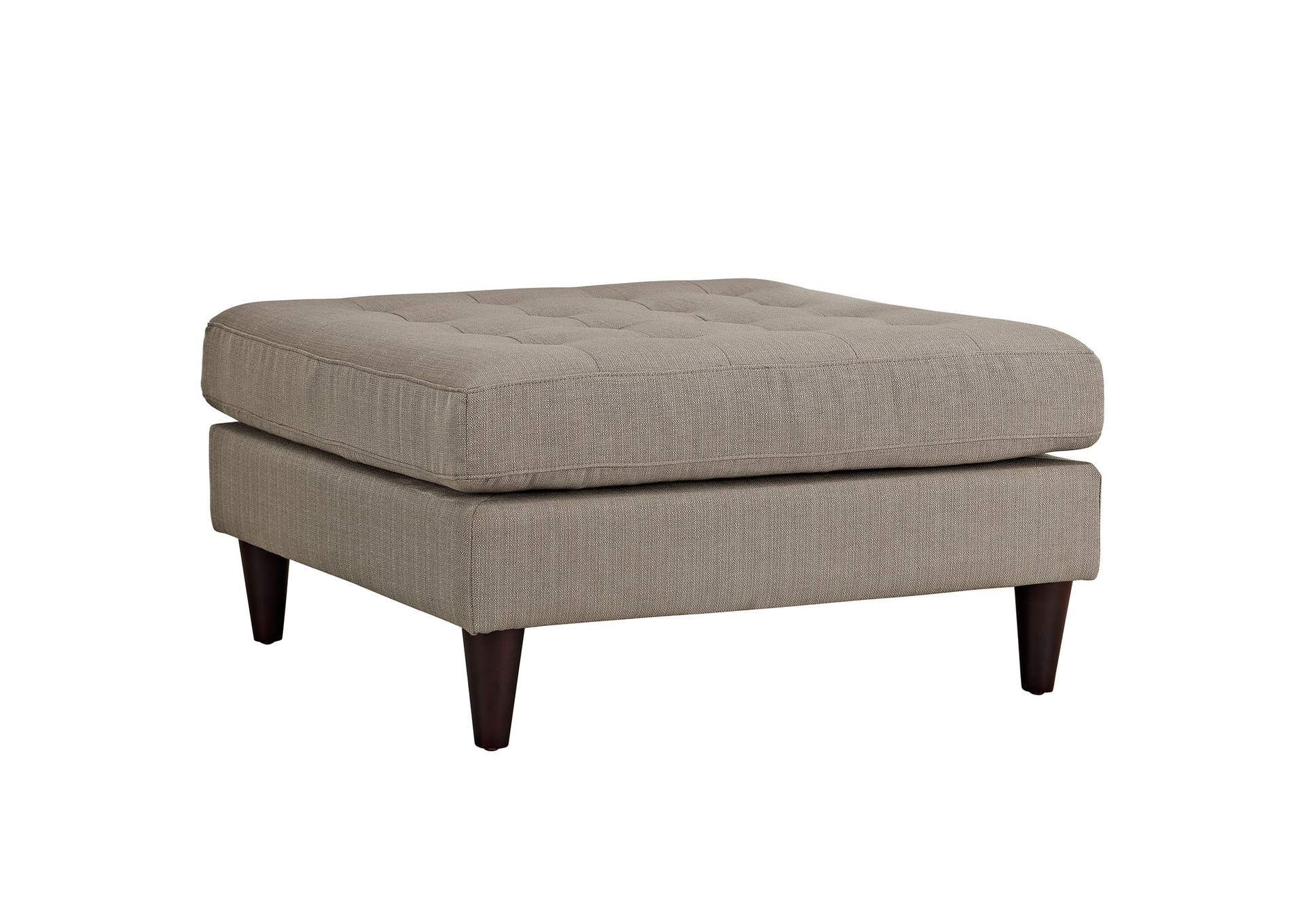 Granite Empress Upholstered Fabric Large Ottoman,Modway