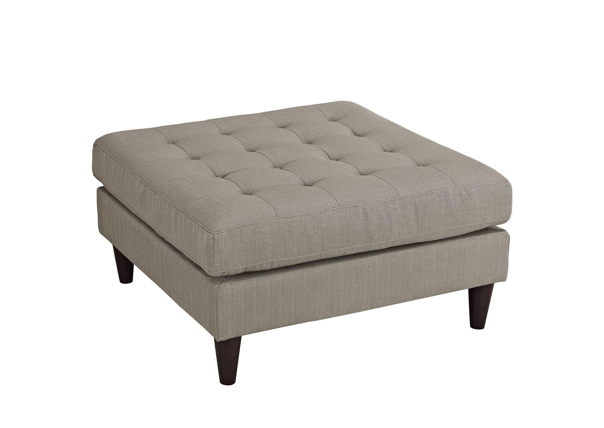 Granite Empress Upholstered Fabric Large Ottoman,Modway