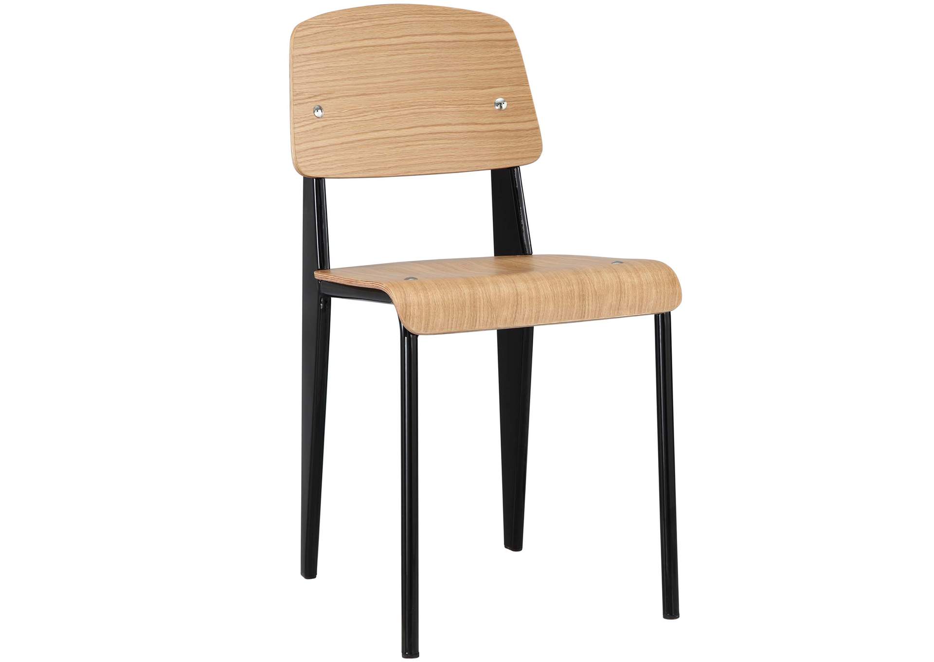 Natural Black Cabin Dining Side Chair,Modway