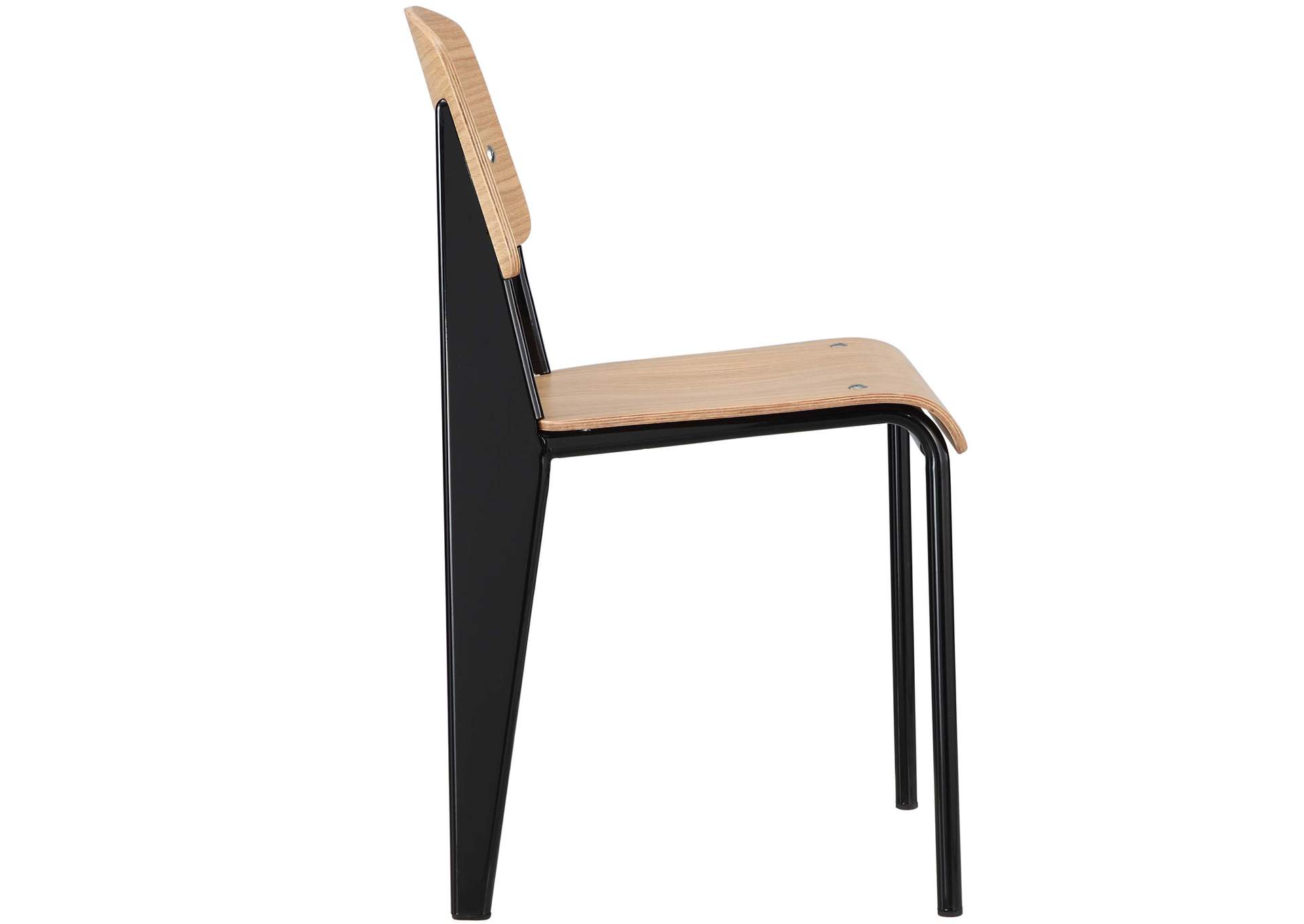 Natural Black Cabin Dining Side Chair,Modway