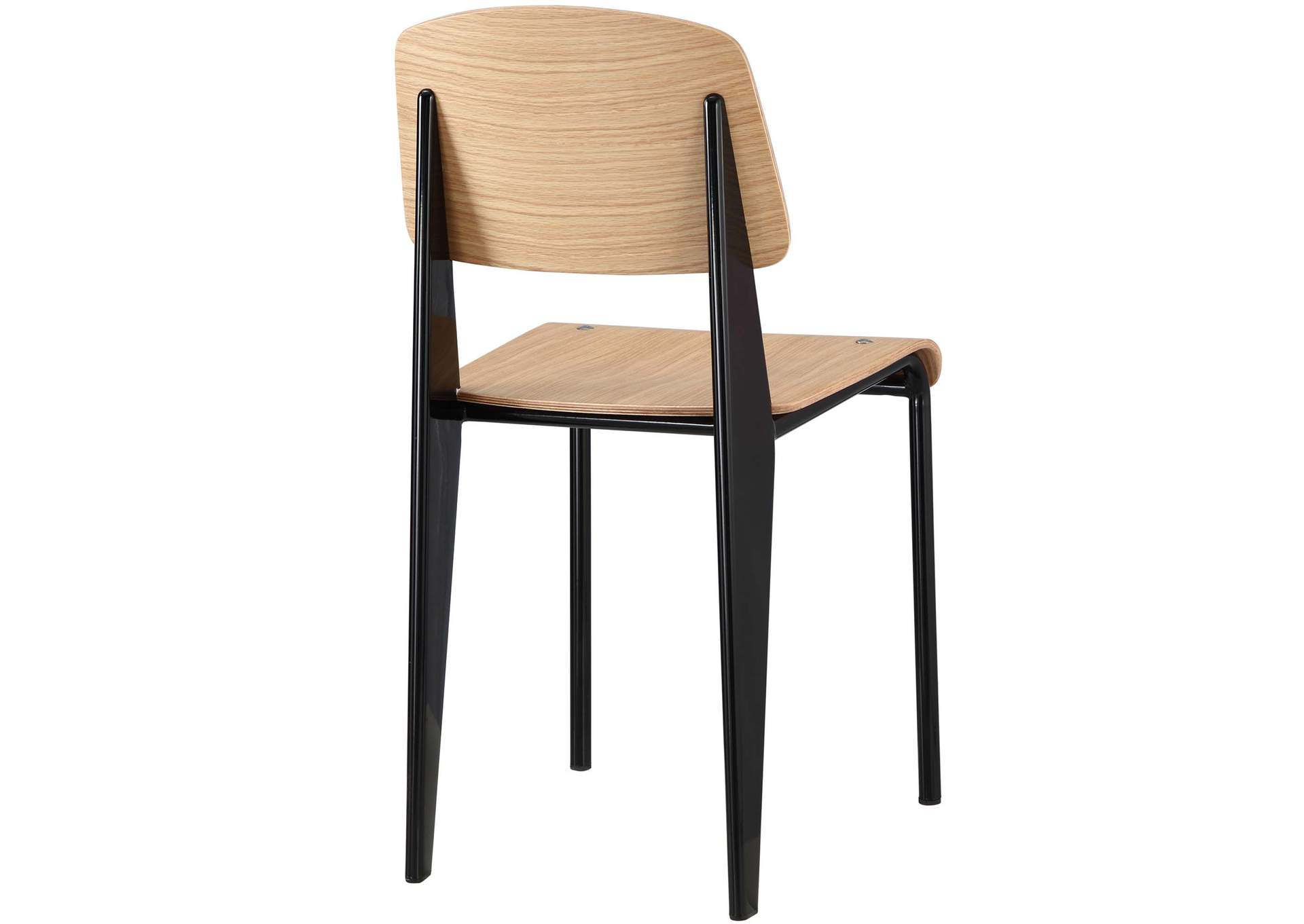 Natural Black Cabin Dining Side Chair,Modway