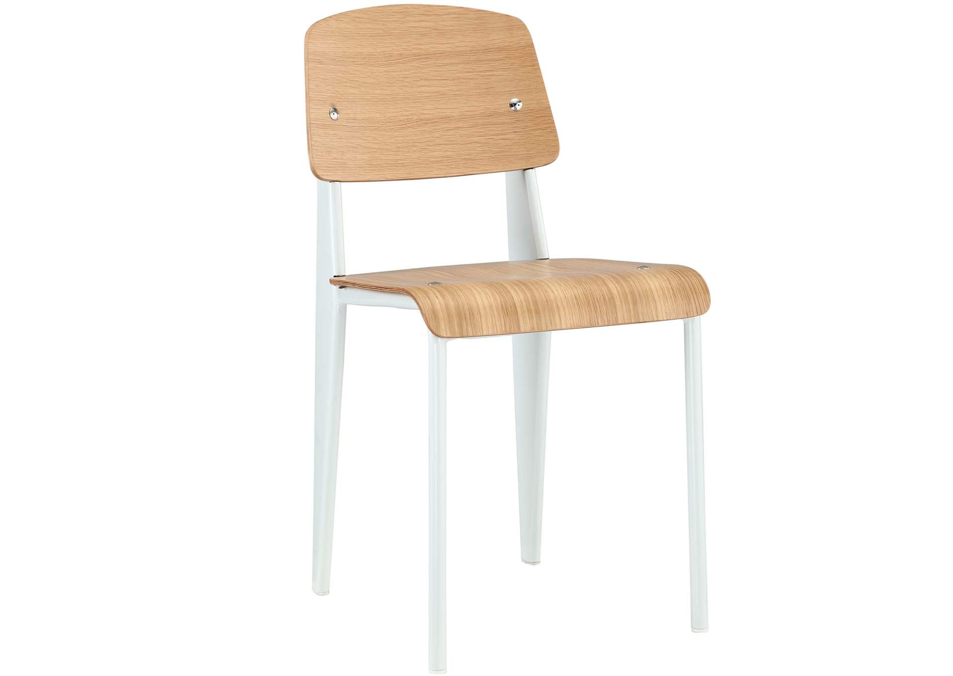 Natural White Cabin Dining Side Chair,Modway