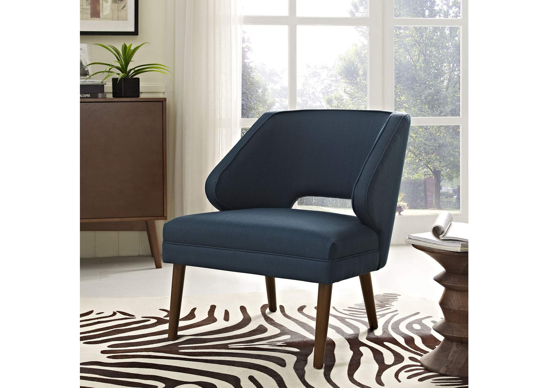 Azure Dock Upholstered Fabric Arm Chair,Modway