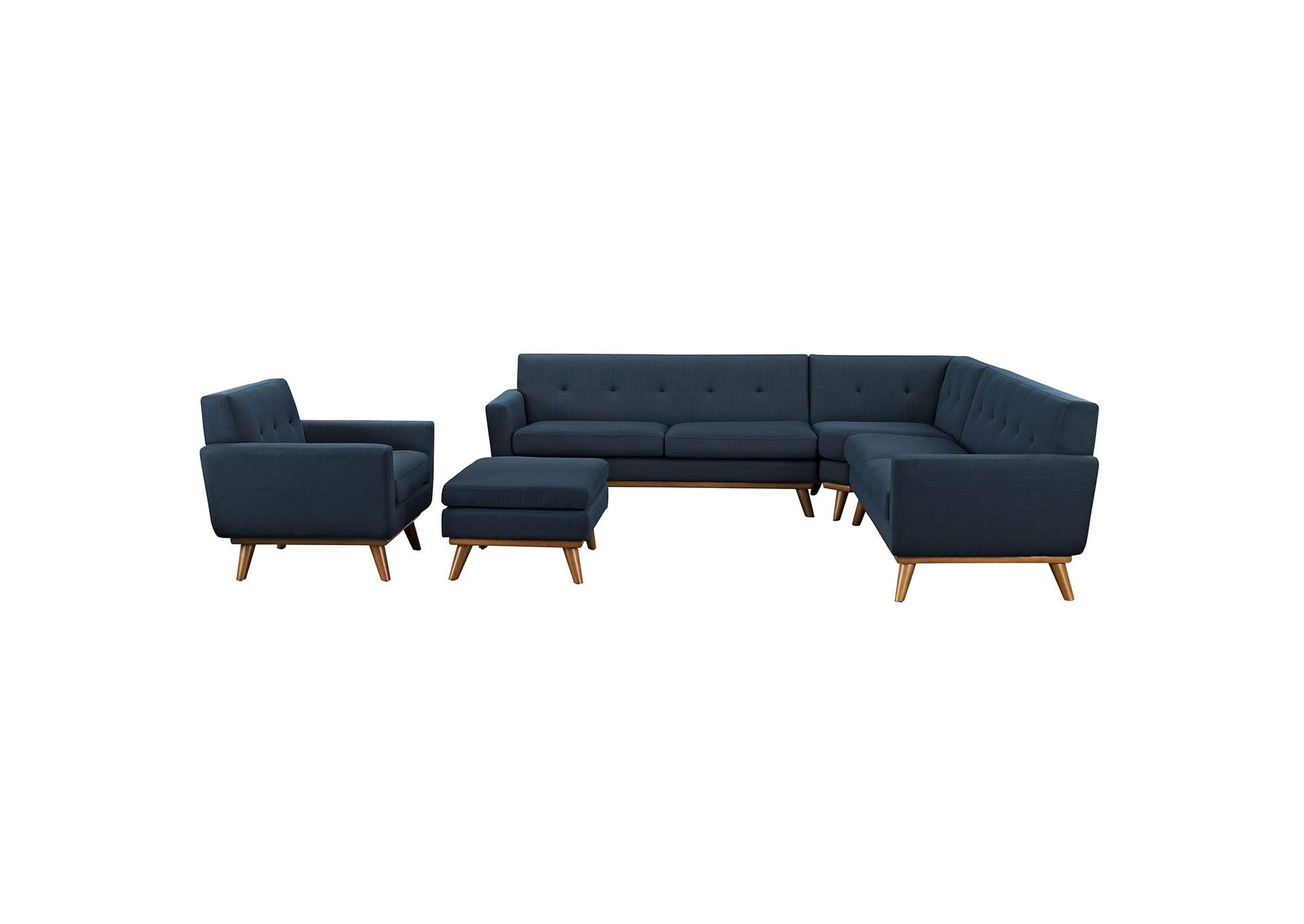 Azure Engage 5 Piece Sectional Sofa,Modway