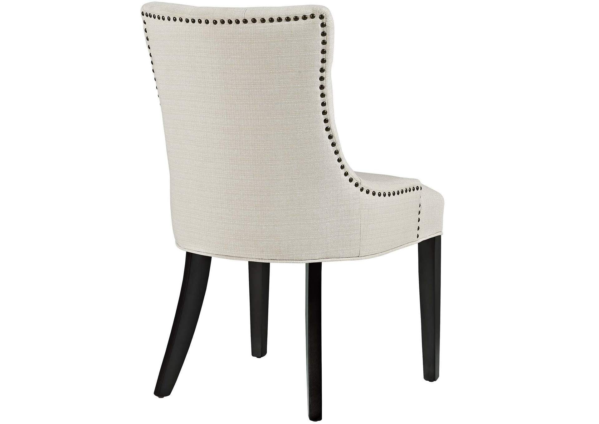 Beige Regent Tufted Fabric Dining Side Chair,Modway