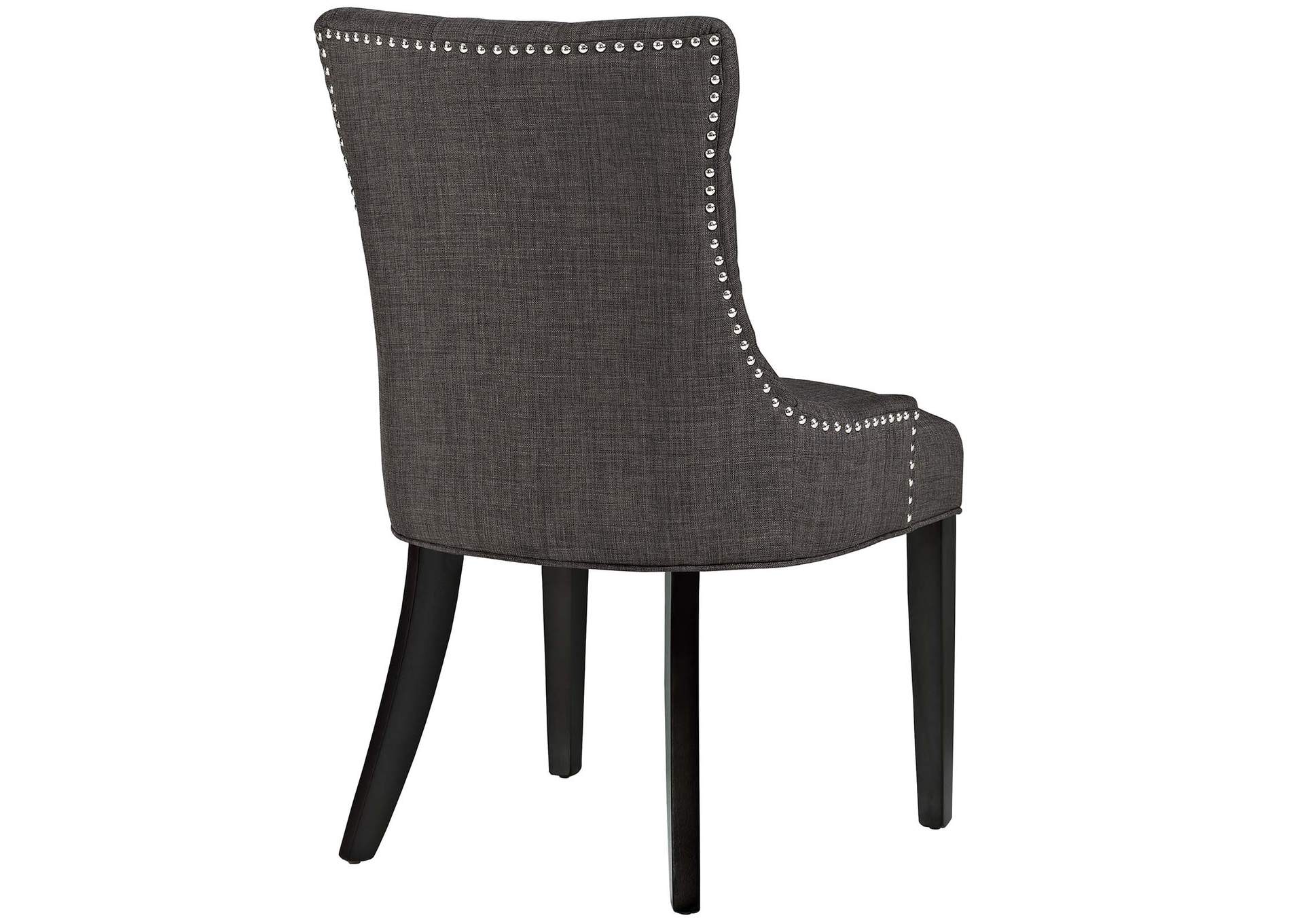 Brown Regent Tufted Fabric Dining Side Chair,Modway