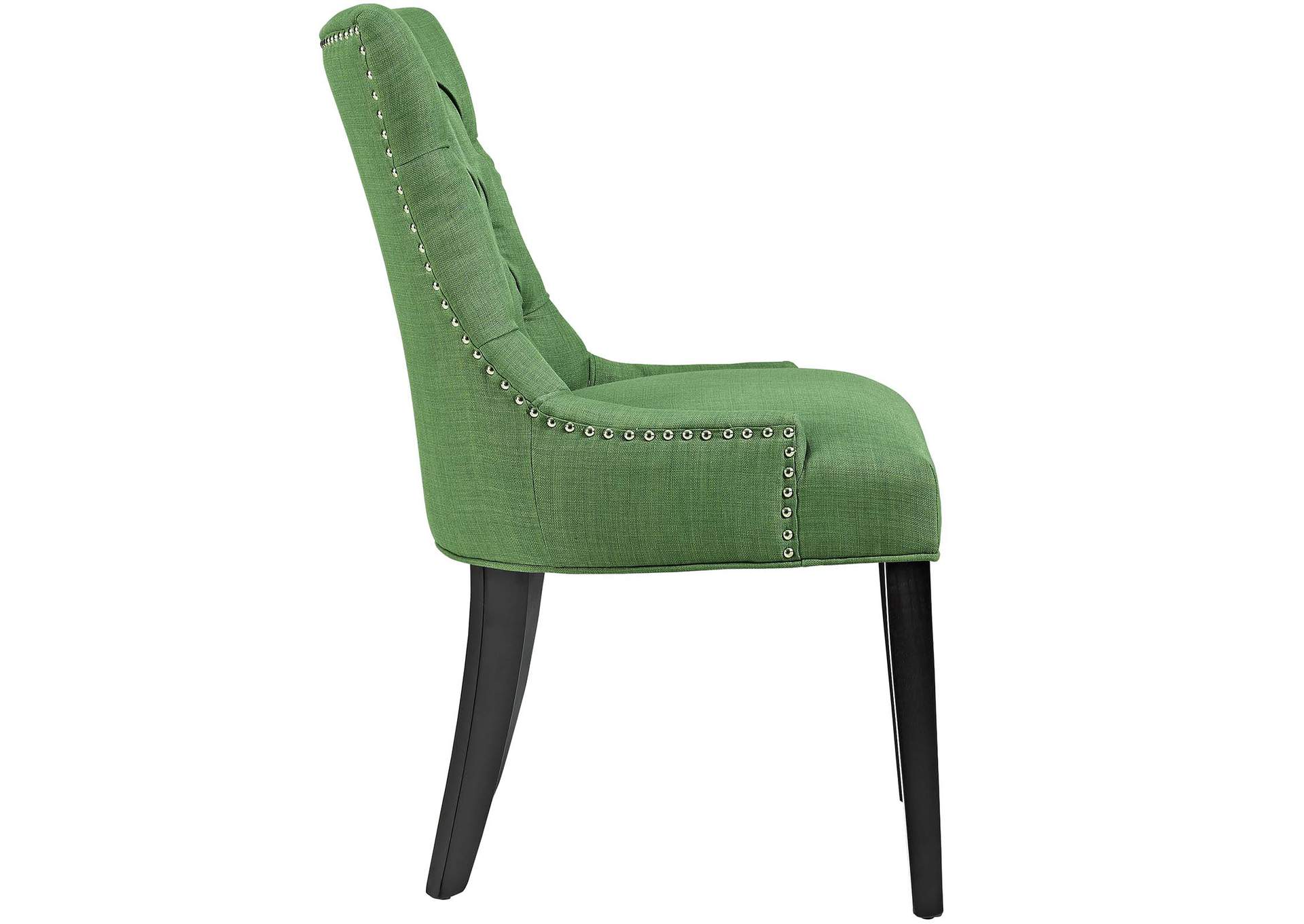 Kelly Green Regent Tufted Fabric Dining Side Chair,Modway