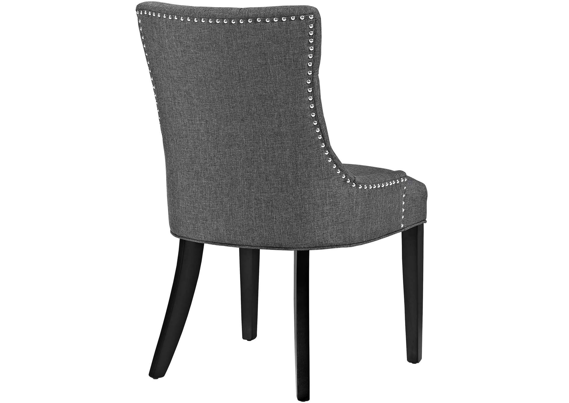 Gray Regent Tufted Fabric Dining Side Chair,Modway