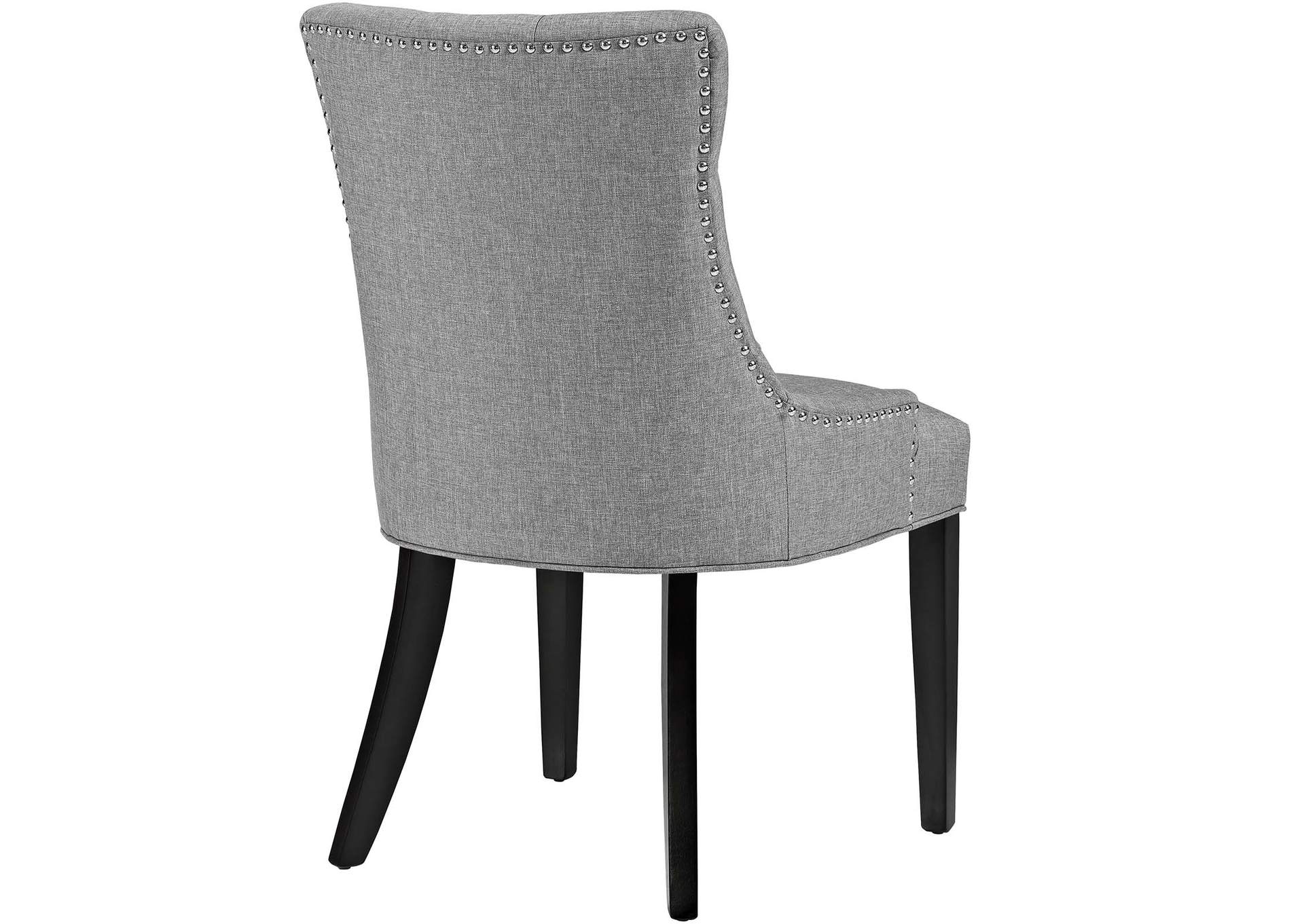 Light Gray Regent Tufted Fabric Dining Side Chair,Modway