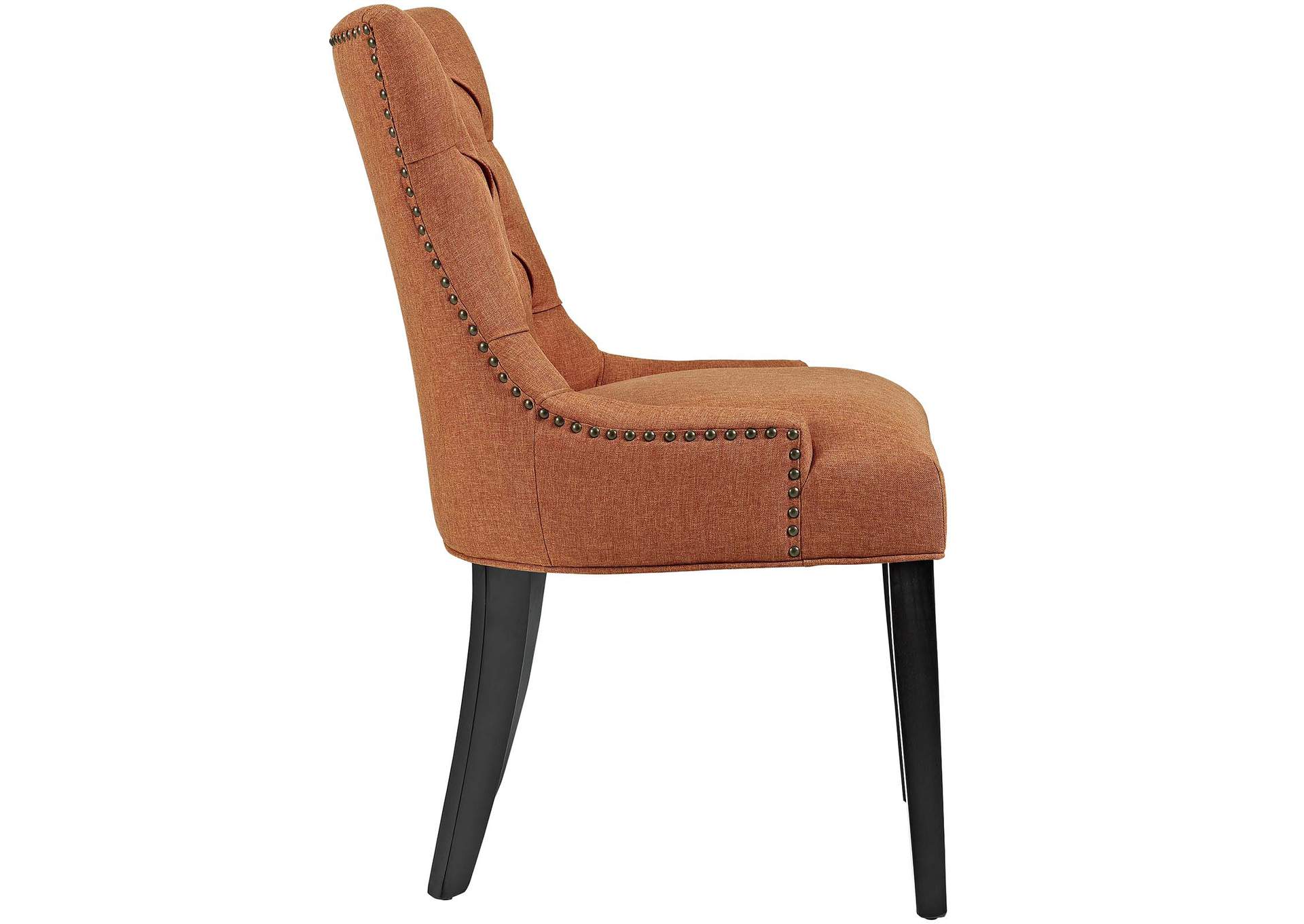 Orange Regent Tufted Fabric Dining Side Chair,Modway