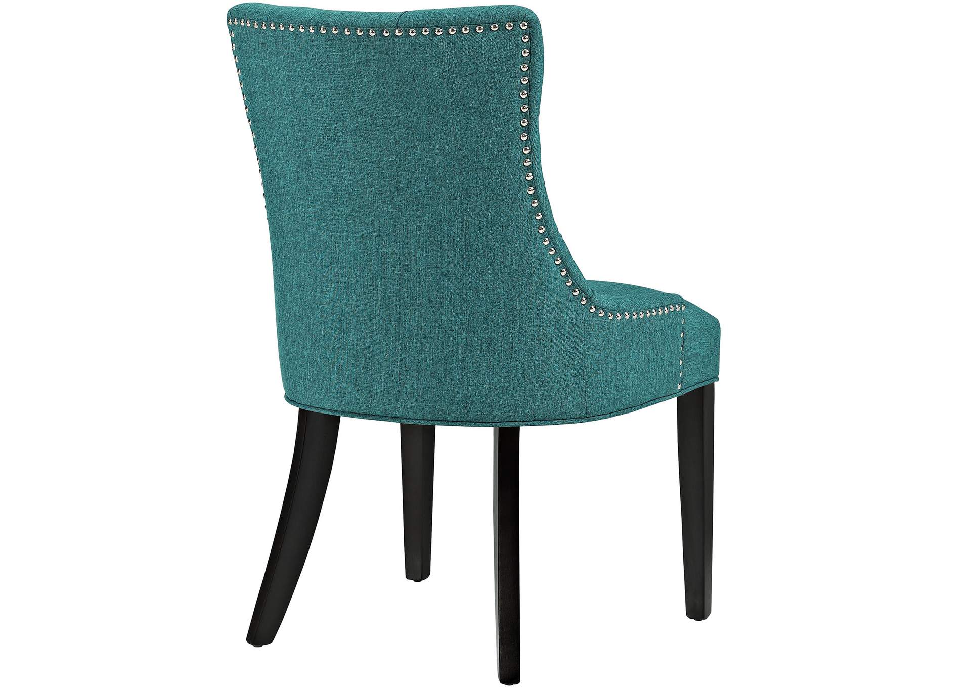 Teal Regent Tufted Fabric Dining Side Chair,Modway