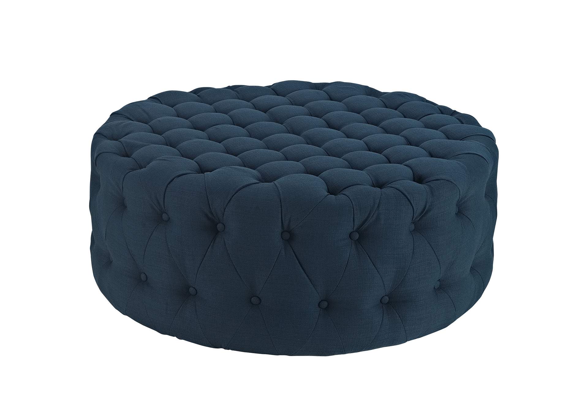 Azure Amour Upholstered Fabric Ottoman,Modway