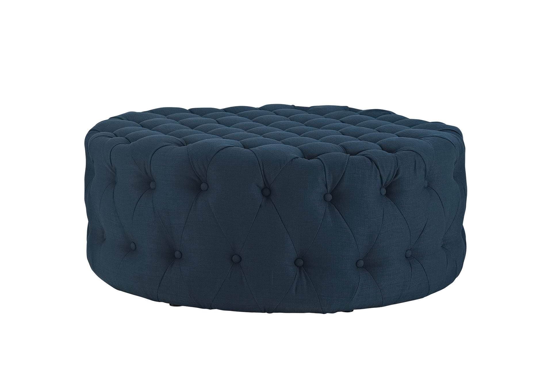 Azure Amour Upholstered Fabric Ottoman,Modway