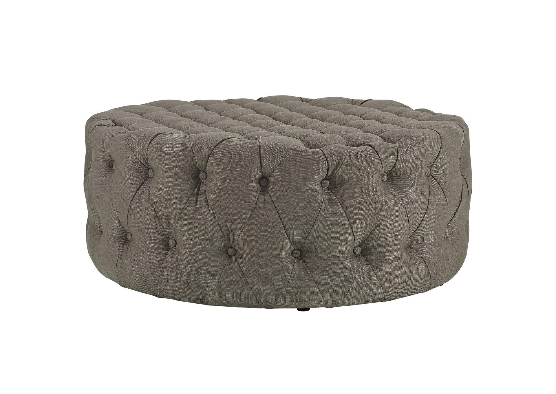 Granite Amour Upholstered Fabric Ottoman,Modway